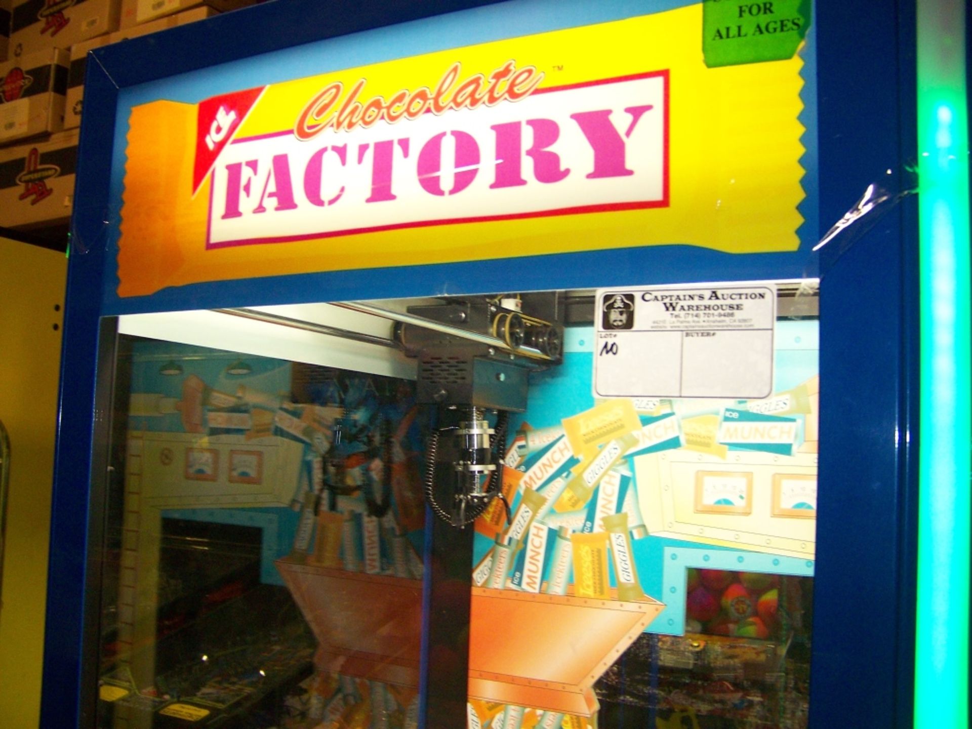 32" ICE CHOCOLATE FACTORY CLAW CRANE MACHINE - Image 5 of 5