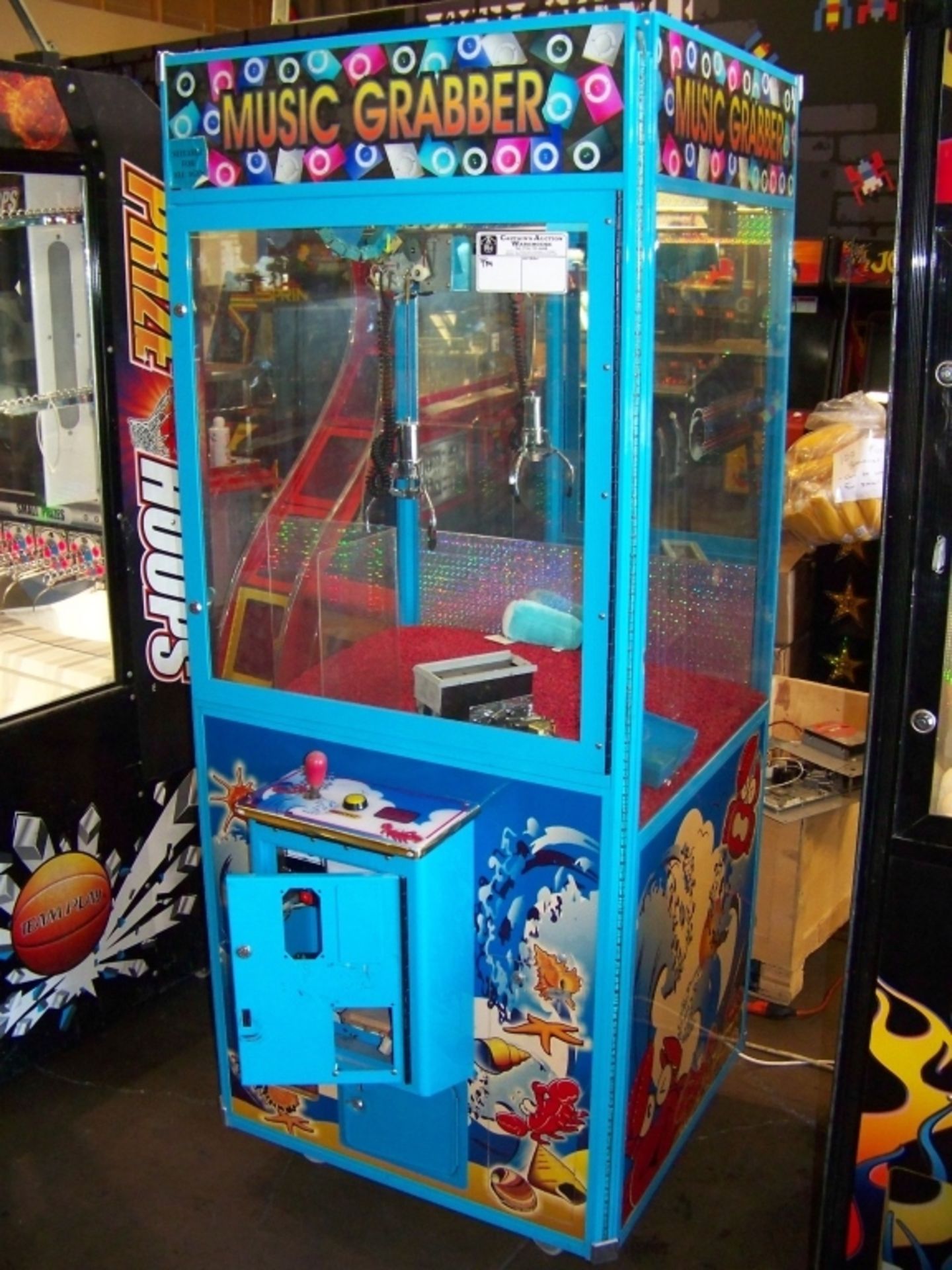 30" MUSIC GRABBER PLUSH CLAW CRANE MACHINE - Image 2 of 3