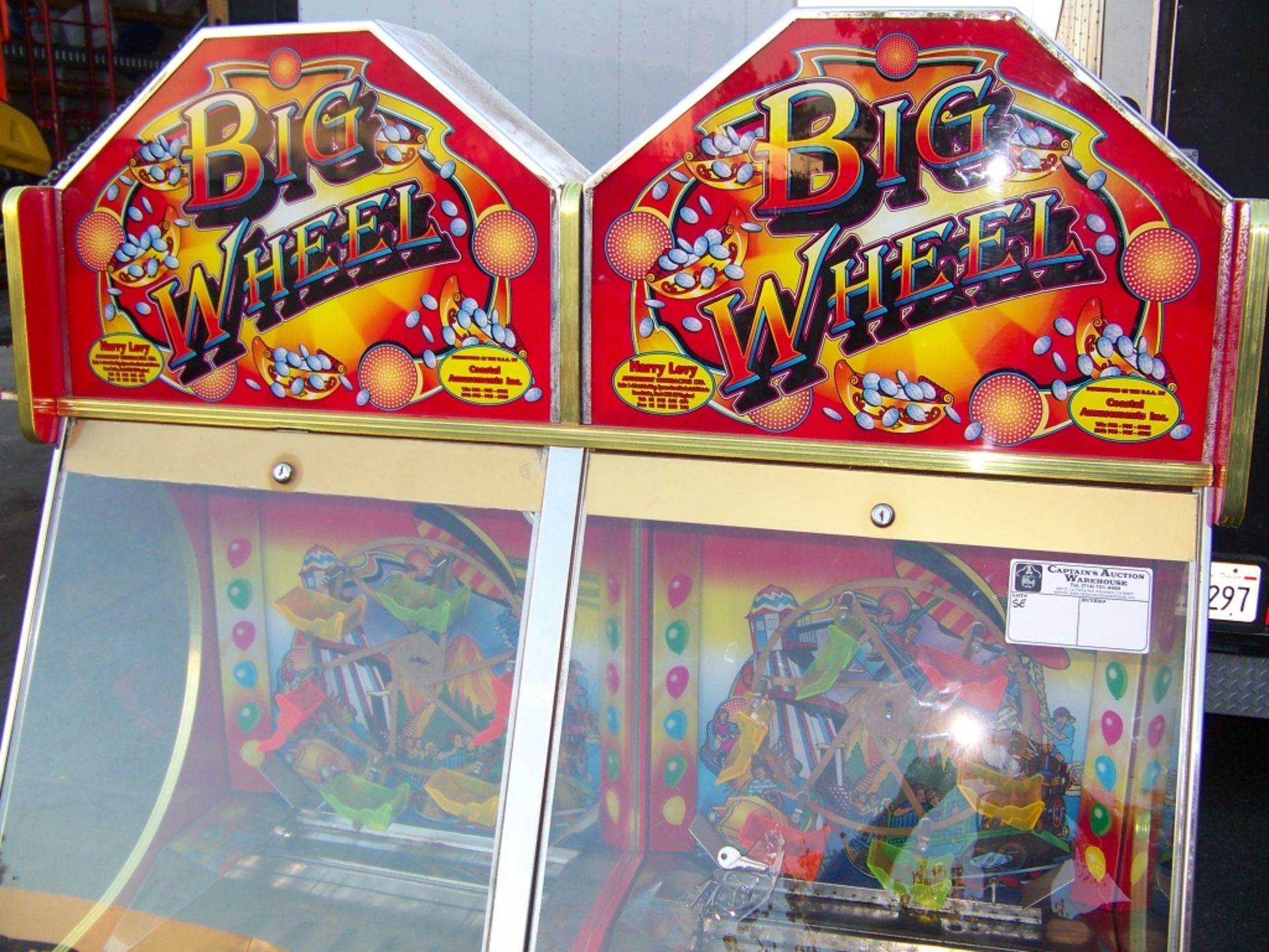 BIG WHEEL TICKET REDEMPTION PUSHER ARCADE - Image 3 of 3