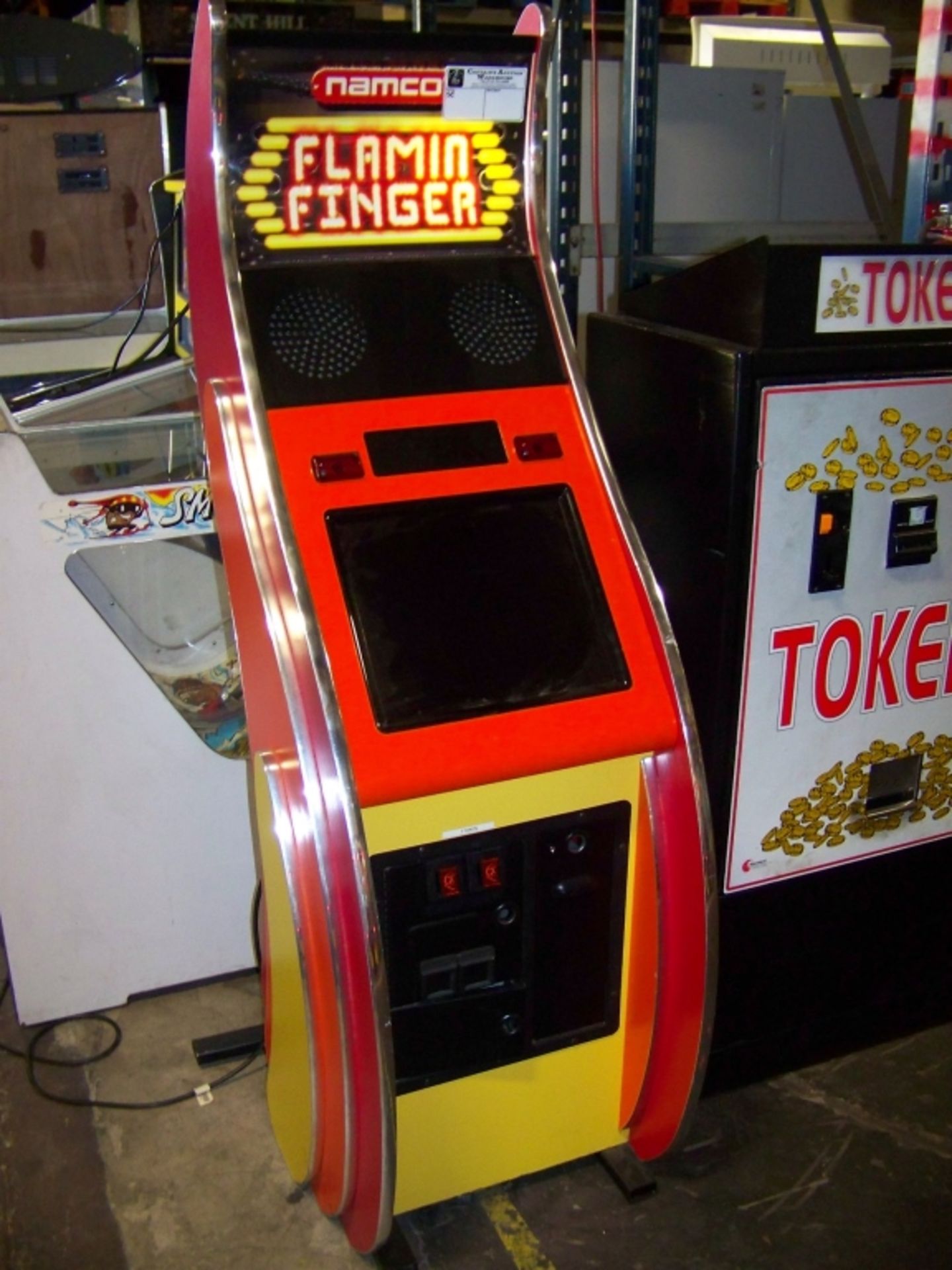 FLAMIN FINGER TICKET REDEMPTION GAME NAMCO SE