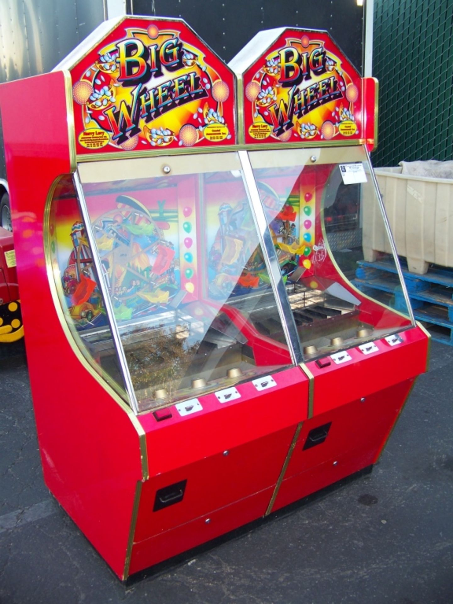 BIG WHEEL TICKET REDEMPTION PUSHER ARCADE