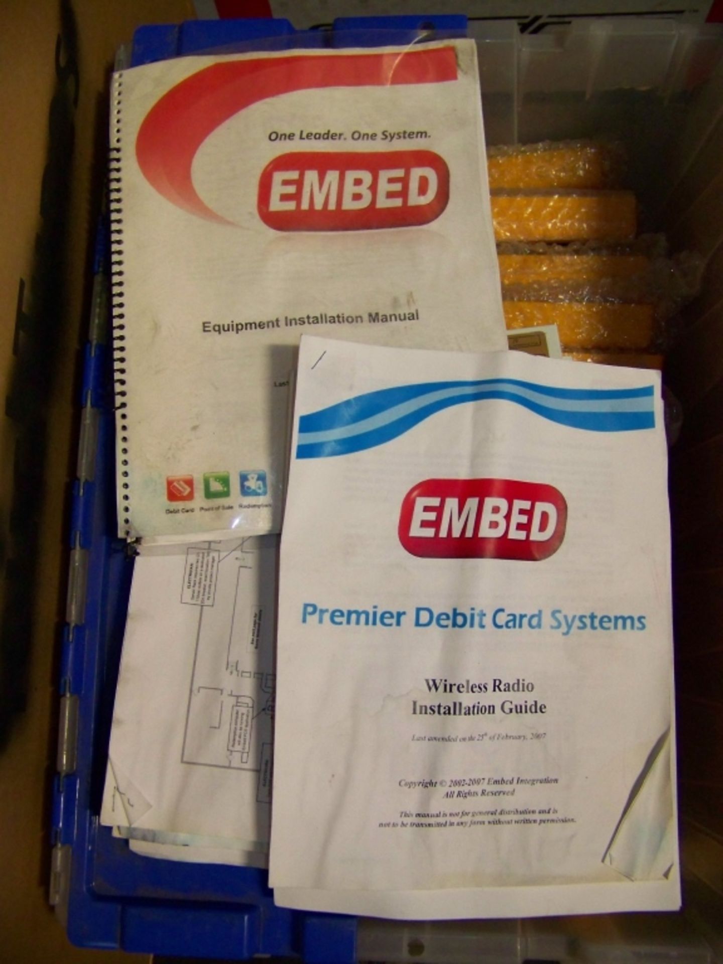 EMBED CARD READER SYSTEM #E1-CON-100 38 UNITS