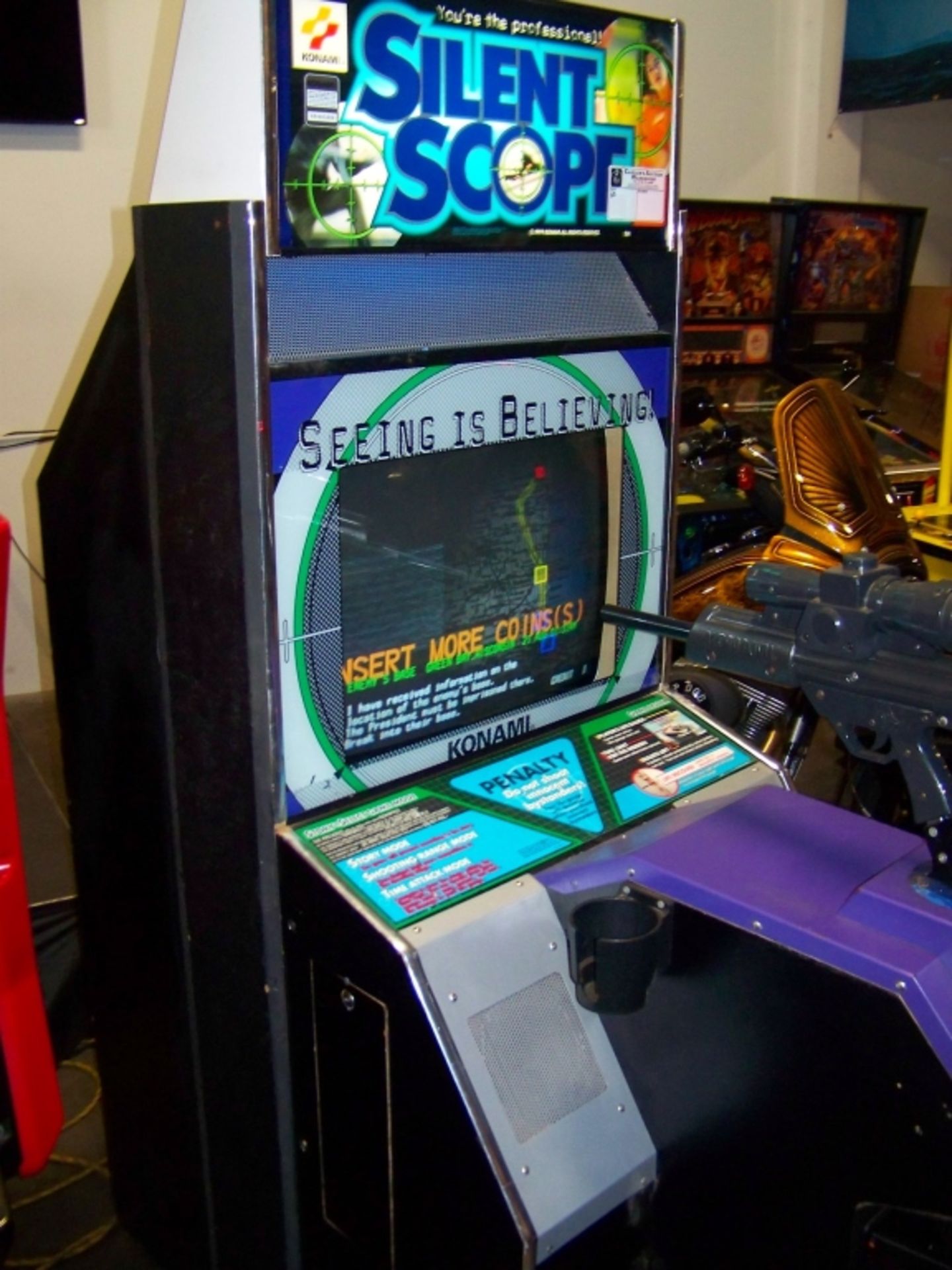 SILENT SCOPE SHOOTER ARCADE GAME KONAMI - Image 4 of 6