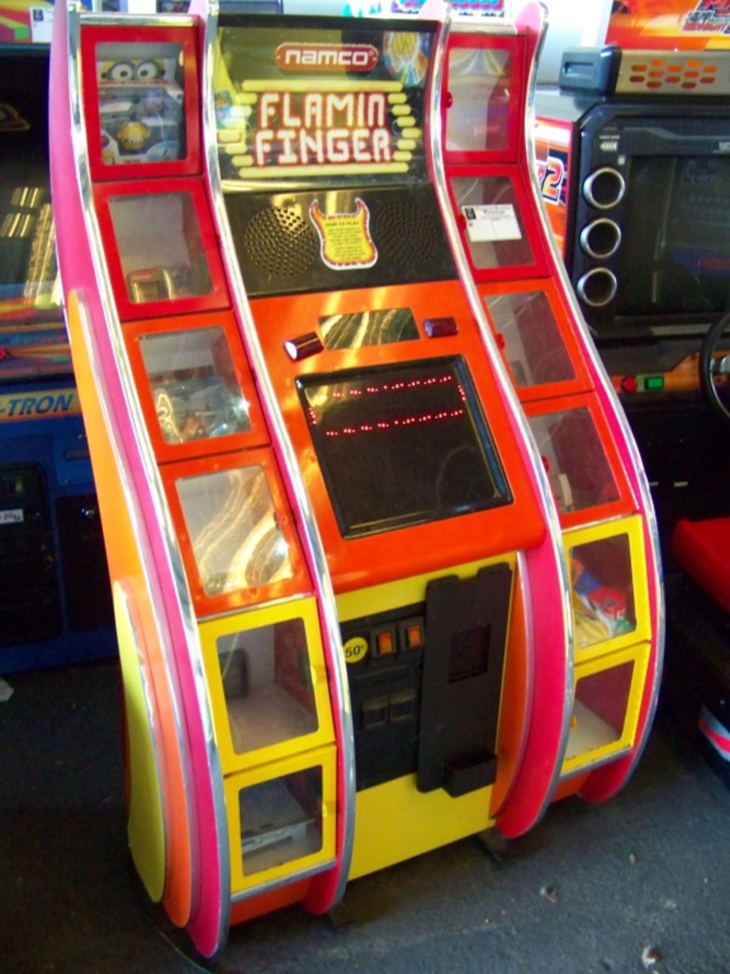 FLAMIN FINGER PRIZE REDEMPTION GAME NAMCO AE