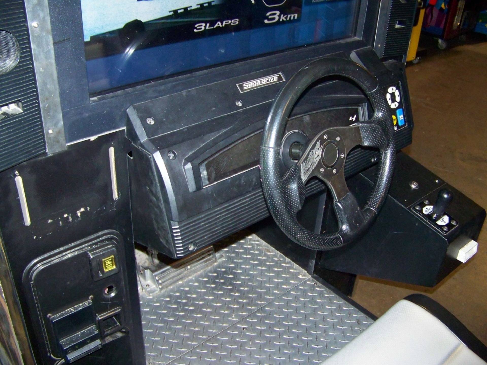 INITIAL D4 SITDOWN RACING ARCADE GAME SEGA - Image 6 of 7