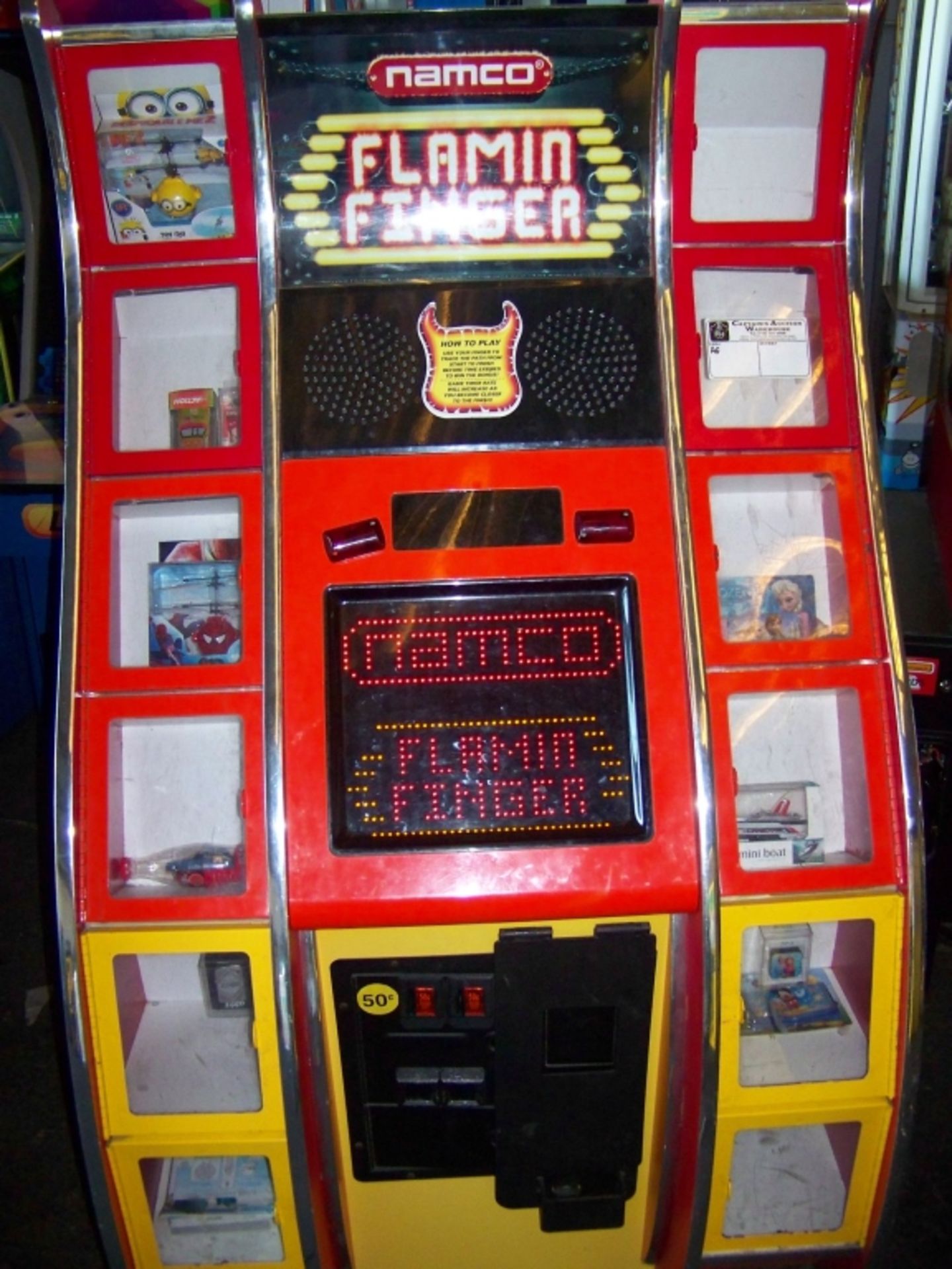 FLAMIN FINGER PRIZE REDEMPTION GAME NAMCO AE - Image 4 of 4