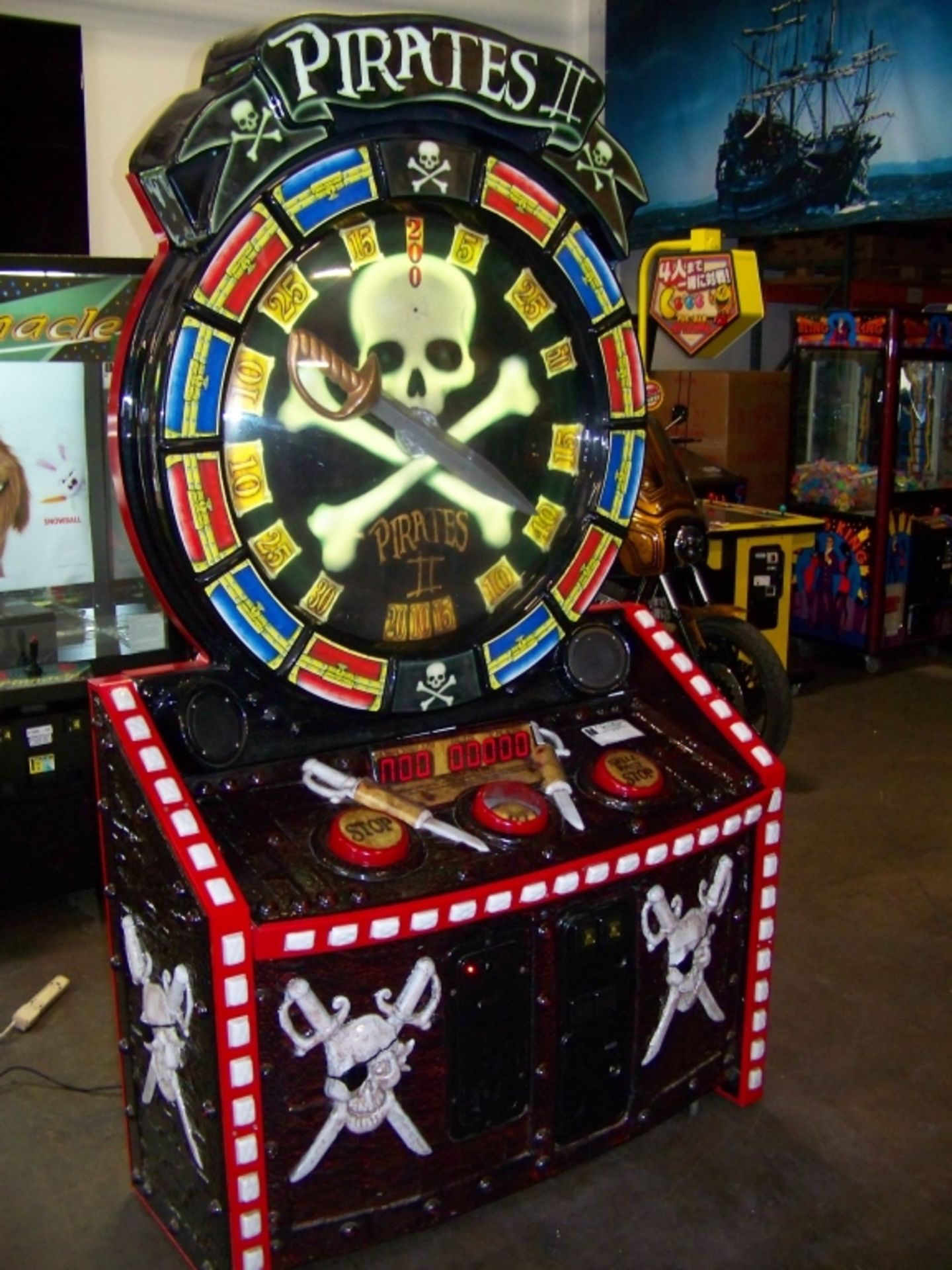 PIRATES II TICKET REDEMPTION DX ARCADE GAME