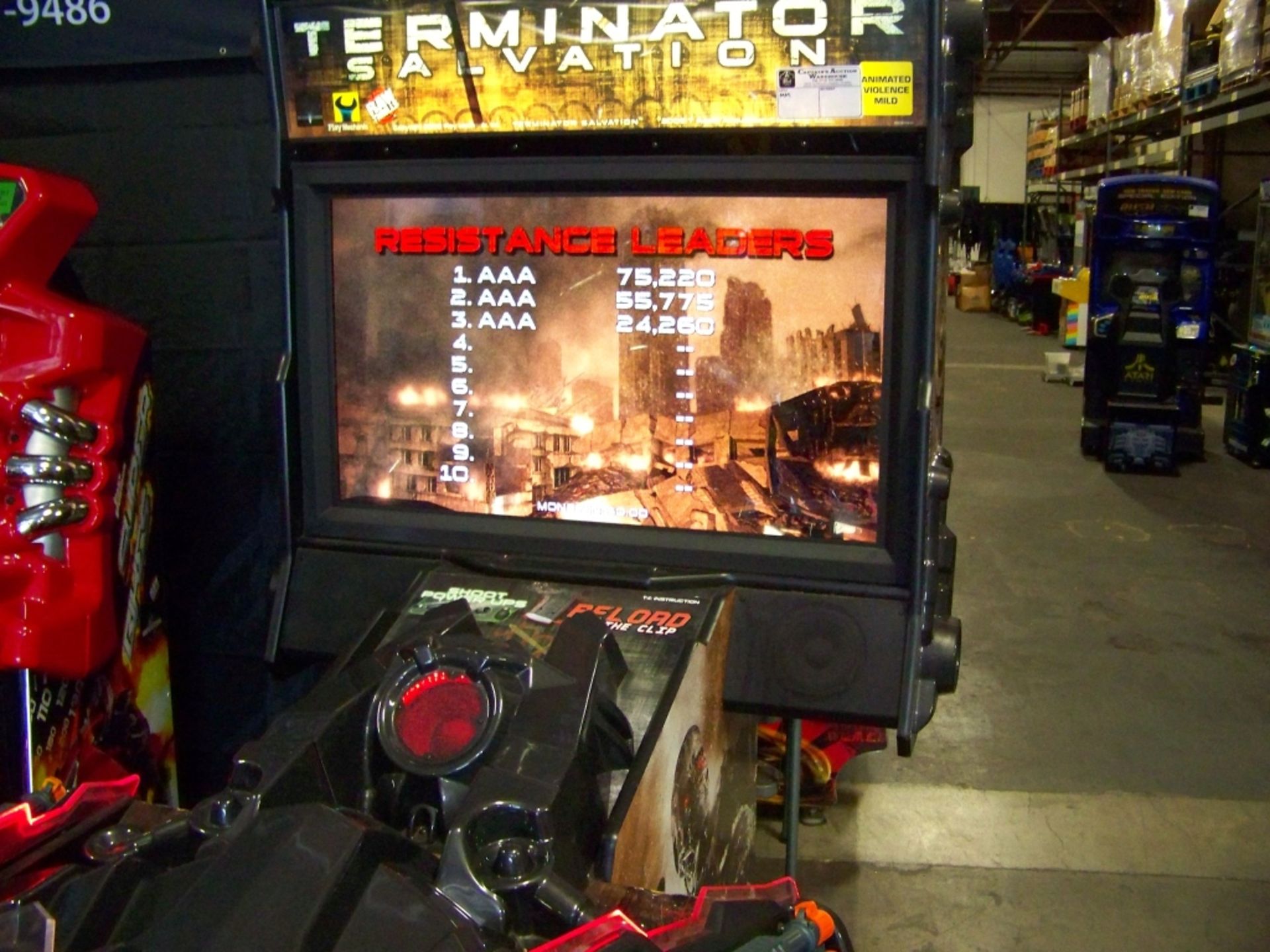 TERMINATOR SALVATION 42" DELUXE ARCADE GAME - Image 3 of 8