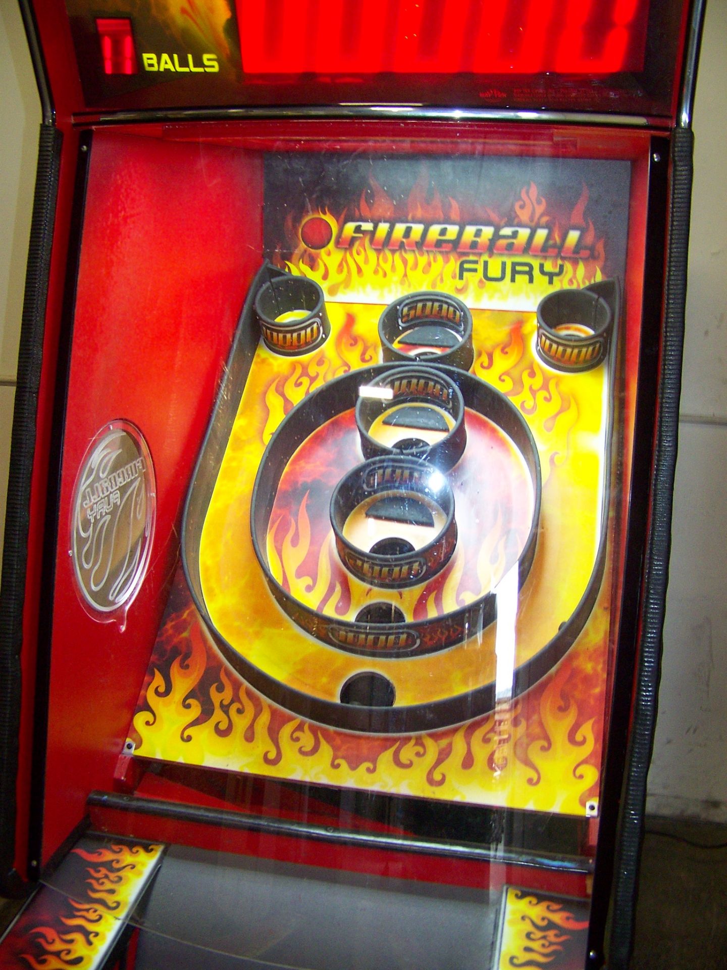 FIREBALL FURY ALLEY ROLLER REDEMPTION GAME BAYTEK - Image 6 of 7