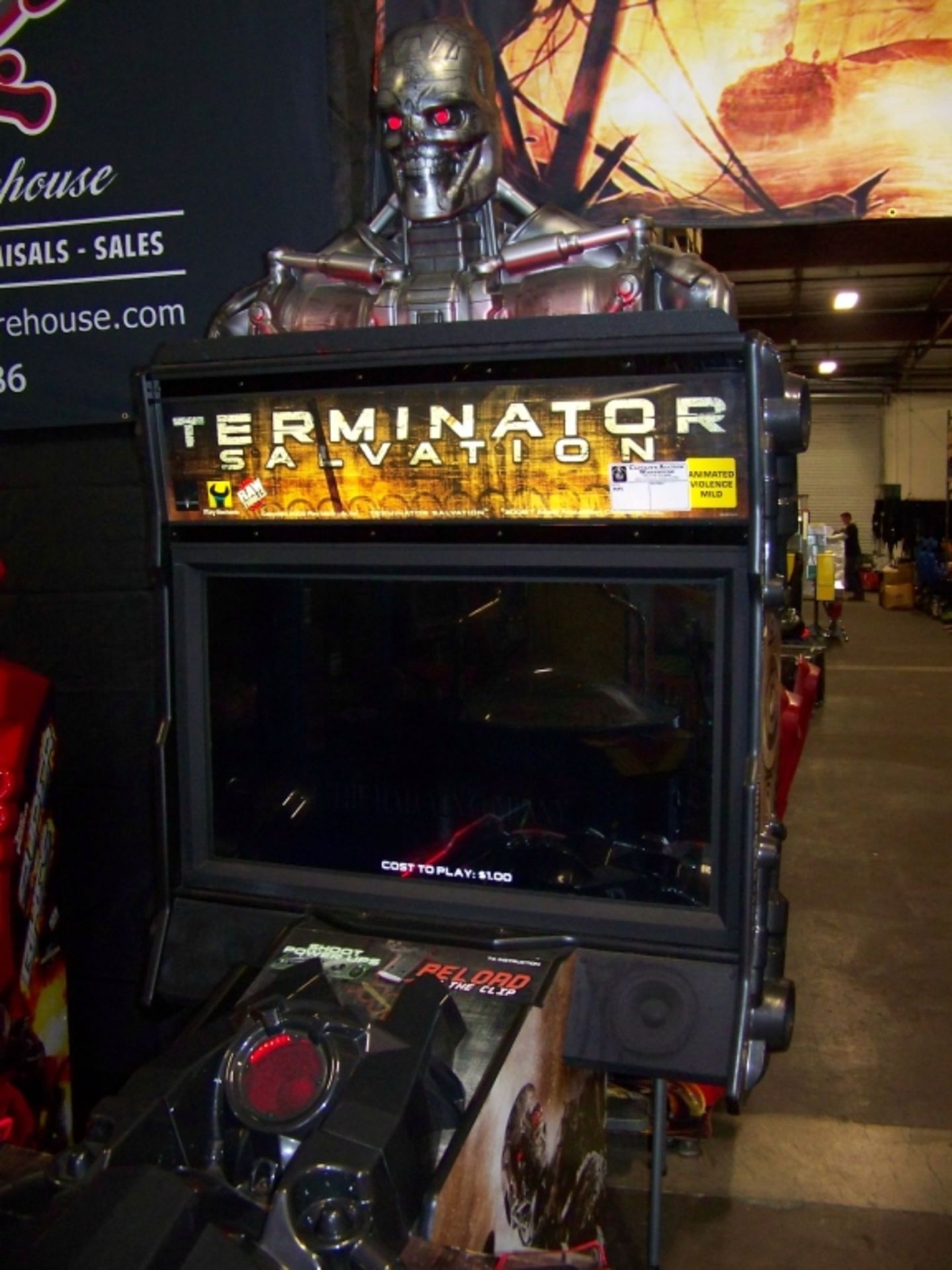 TERMINATOR SALVATION 42" DELUXE ARCADE GAME - Image 2 of 8