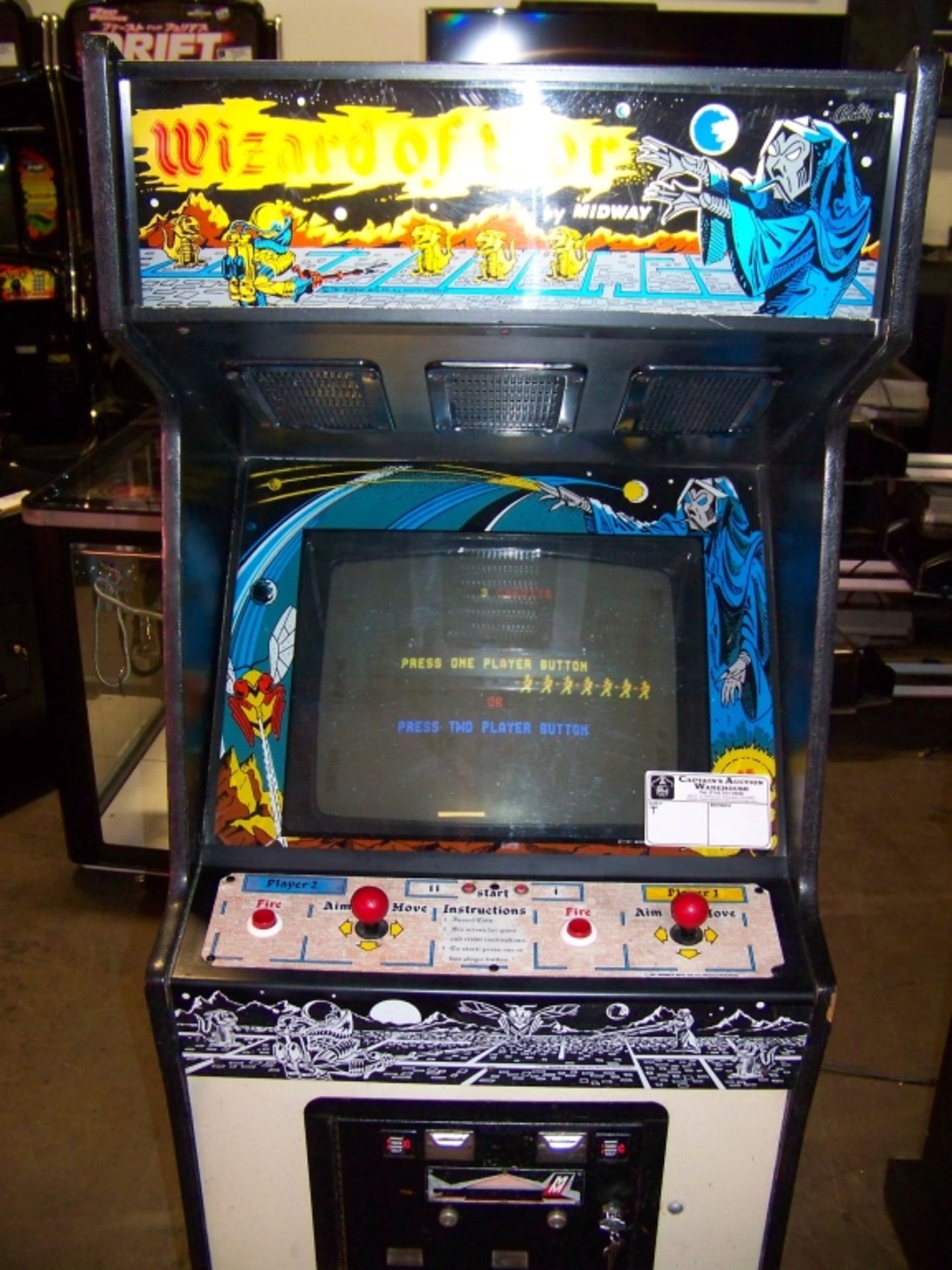 WIZARD OF WOR CLASSIC ARCADE GAME - Image 9 of 9