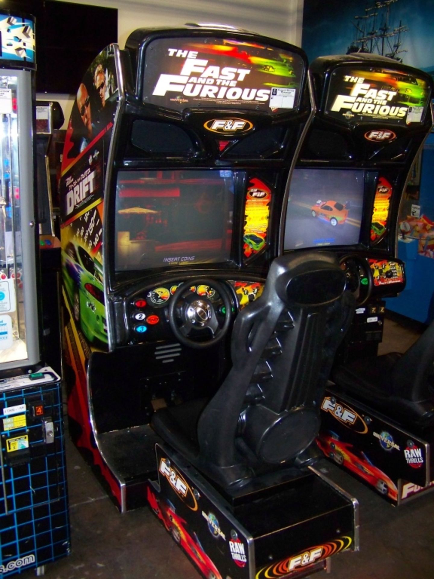 FAST AND FURIOUS RACING DEDICATED ARCADE GAME