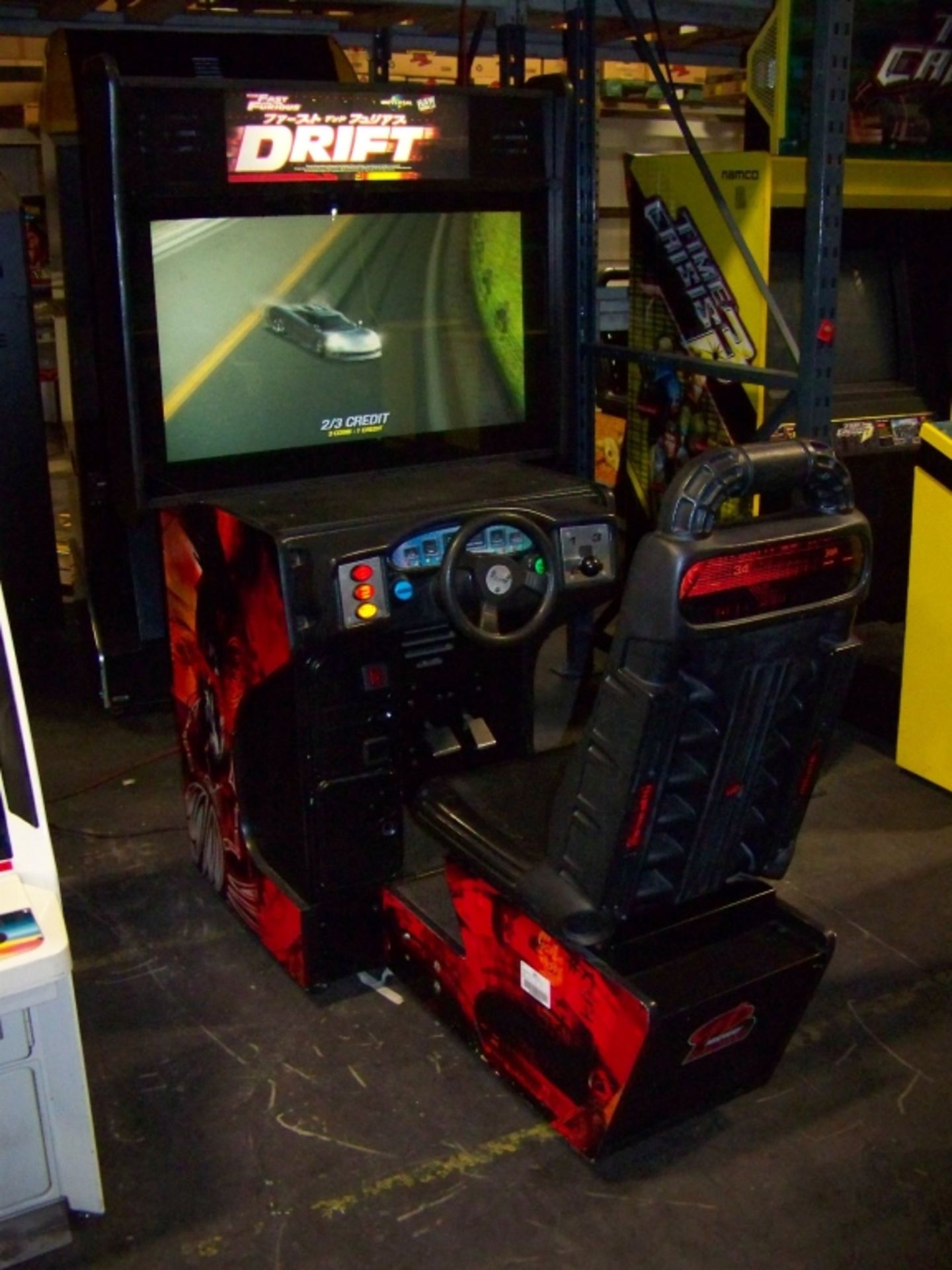 DRIFT FAST & FURIOUS 36" LCD DX ARCADE GAME