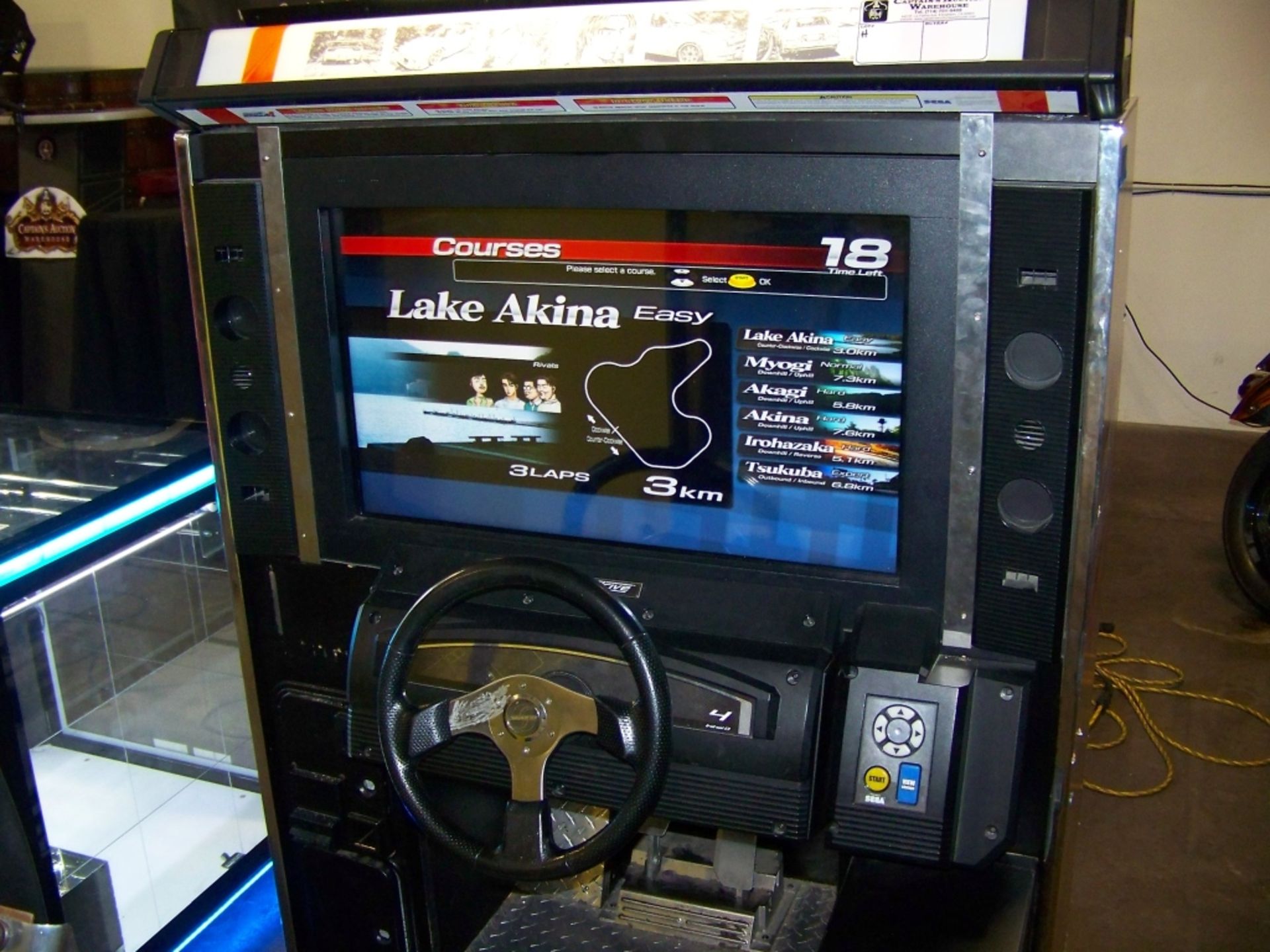 INITIAL D4 SITDOWN RACING ARCADE GAME SEGA - Image 3 of 7