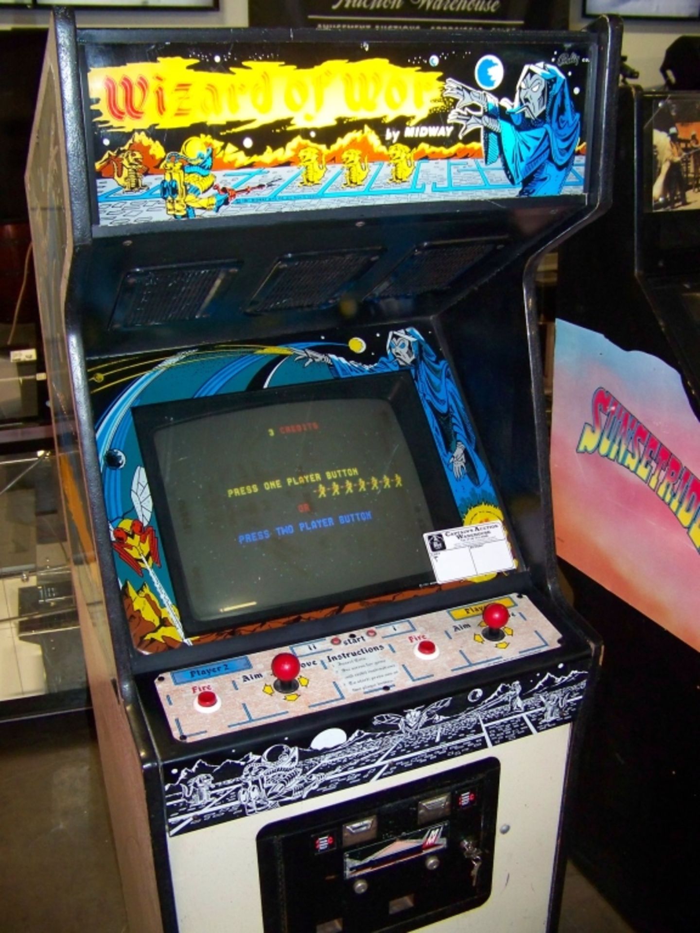 WIZARD OF WOR CLASSIC ARCADE GAME - Image 7 of 9