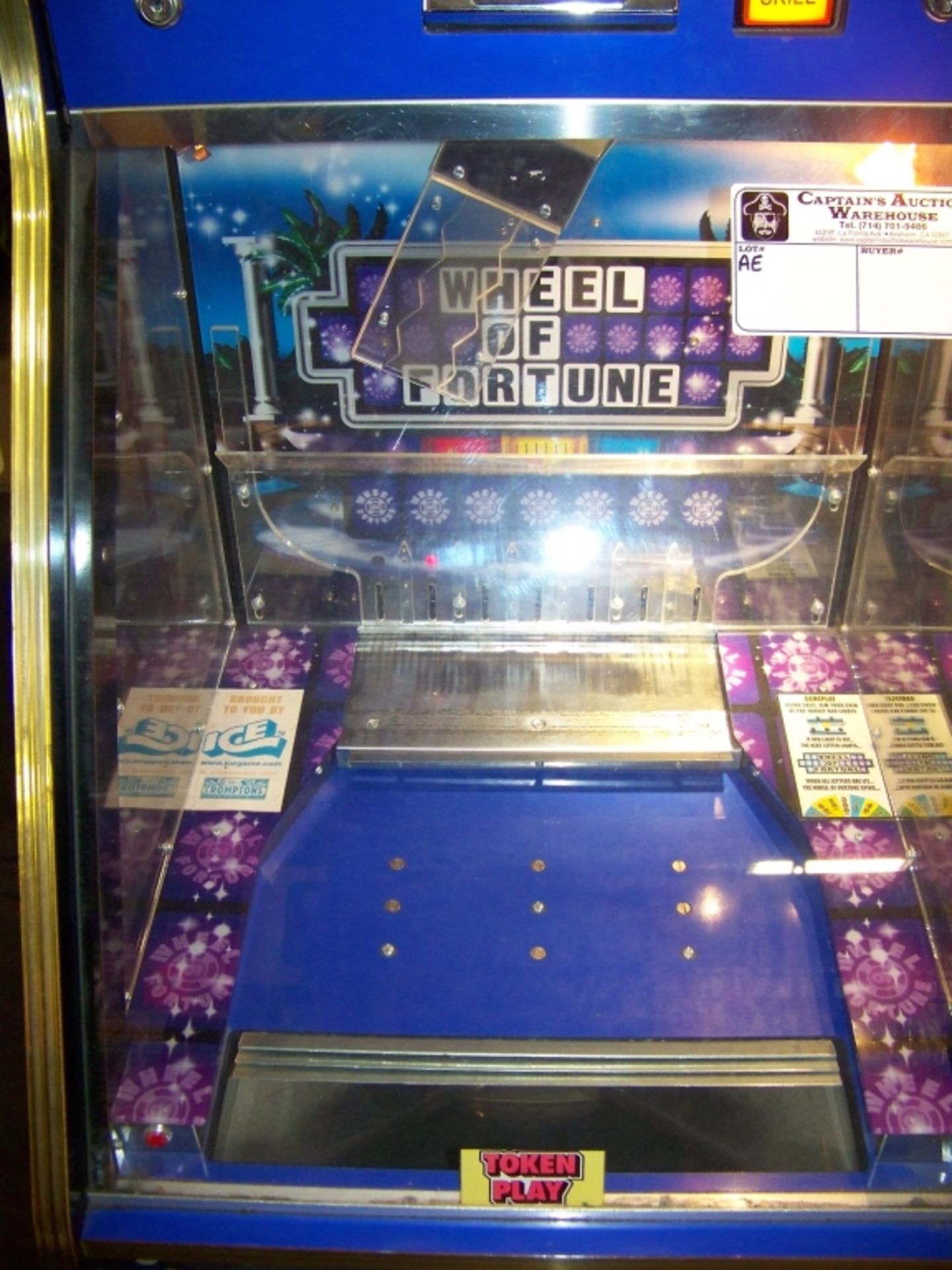 WHEEL OF FORTUNE TICKET REDEMPTION PUSHER GAME - Image 5 of 7