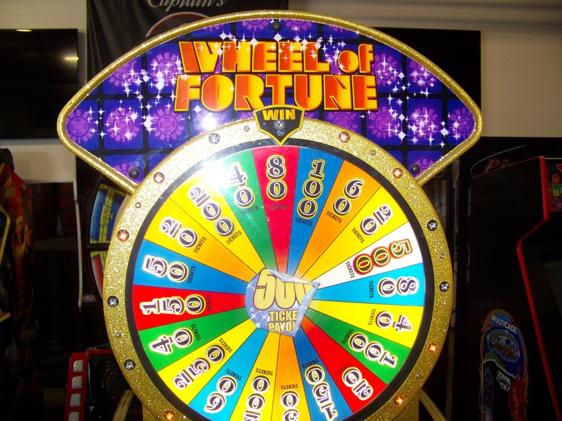 WHEEL OF FORTUNE TICKET REDEMPTION PUSHER GAME - Image 7 of 7