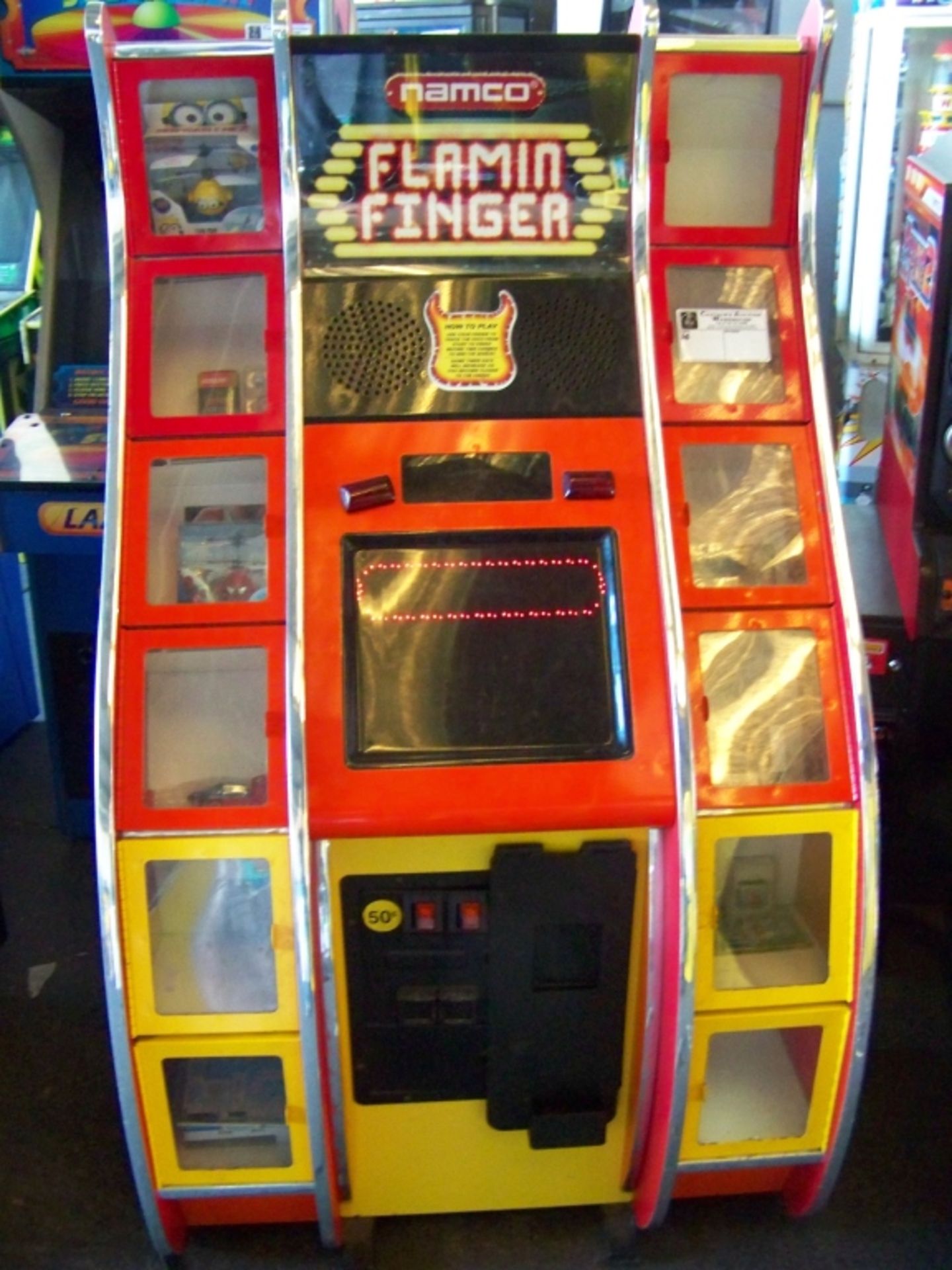 FLAMIN FINGER PRIZE REDEMPTION GAME NAMCO AE - Image 2 of 4