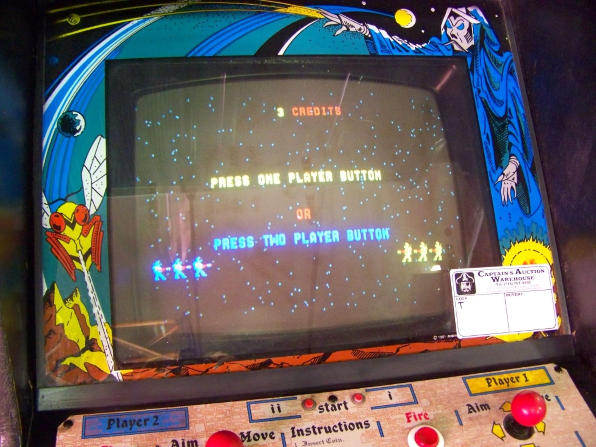 WIZARD OF WOR CLASSIC ARCADE GAME - Image 6 of 9