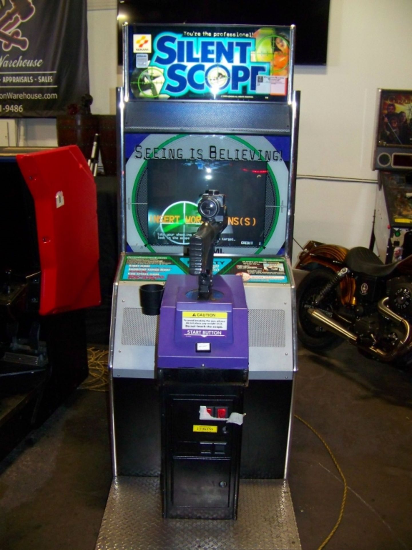 SILENT SCOPE SHOOTER ARCADE GAME KONAMI - Image 6 of 6