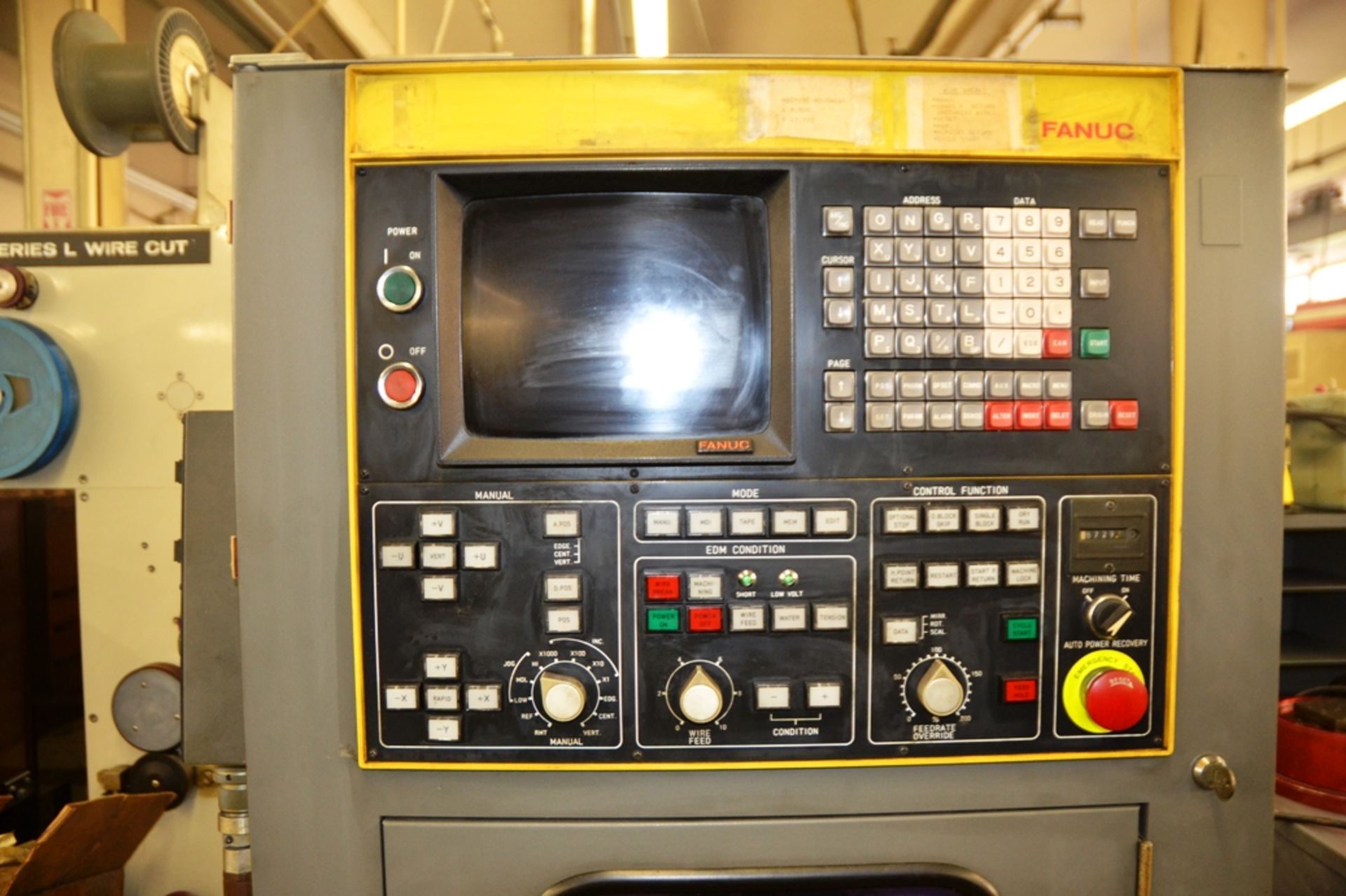 1985 Elox - Fanuc EDM Series "L" Wire Cut Machine, MDL. A048-0215-8002 - Image 2 of 3