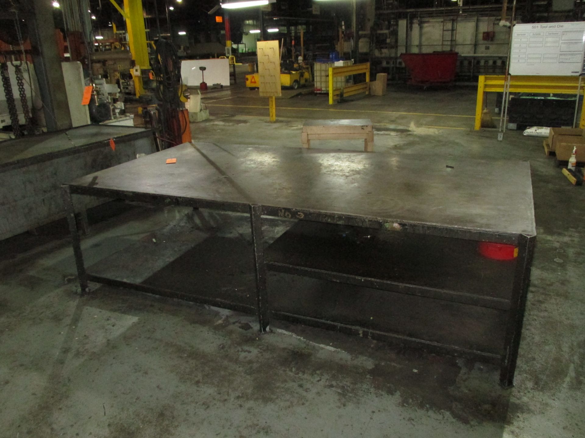 LARGE STEEL TABLE