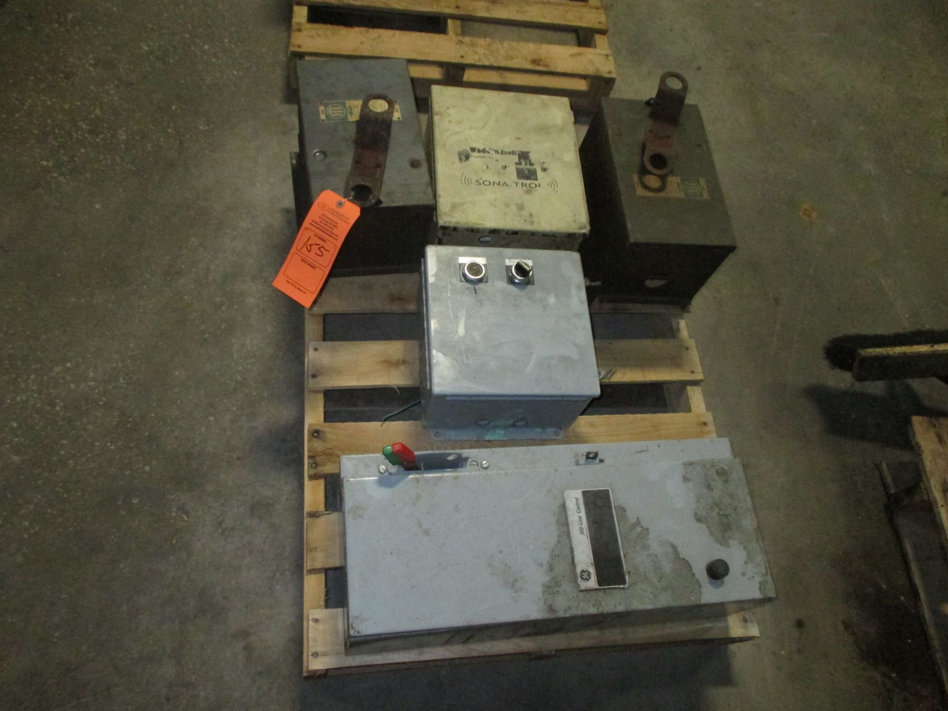 PALLET OF (5) VARIOUS SAFETY SWITCH BOXES