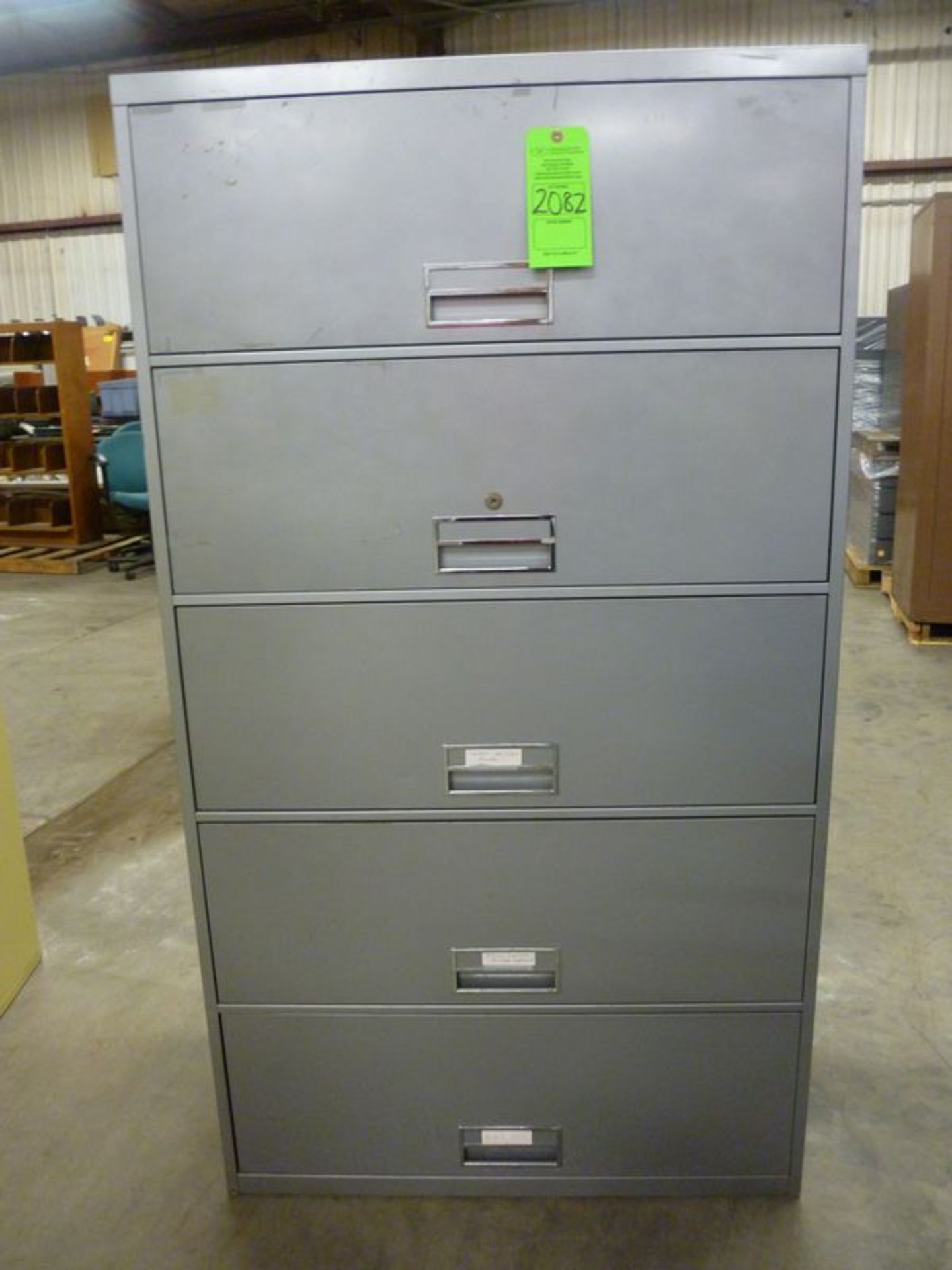 STEELCASE 5 DRAWER LATERAL FILE CABINET WITH FILES (LOCATED AT 6901 ARDMORE AVE. FORT WAYNE, IN - Image 2 of 2