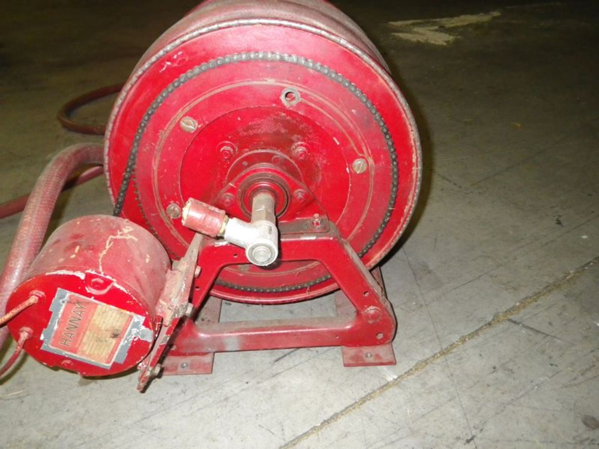 HANNAY ELECTRIC HOSE REEL WITH ¾” HOSE 225 PSI. (LOCATED AT 6901 ARDMORE AVE. FORT WAYNE, IN 46809) - Image 3 of 4