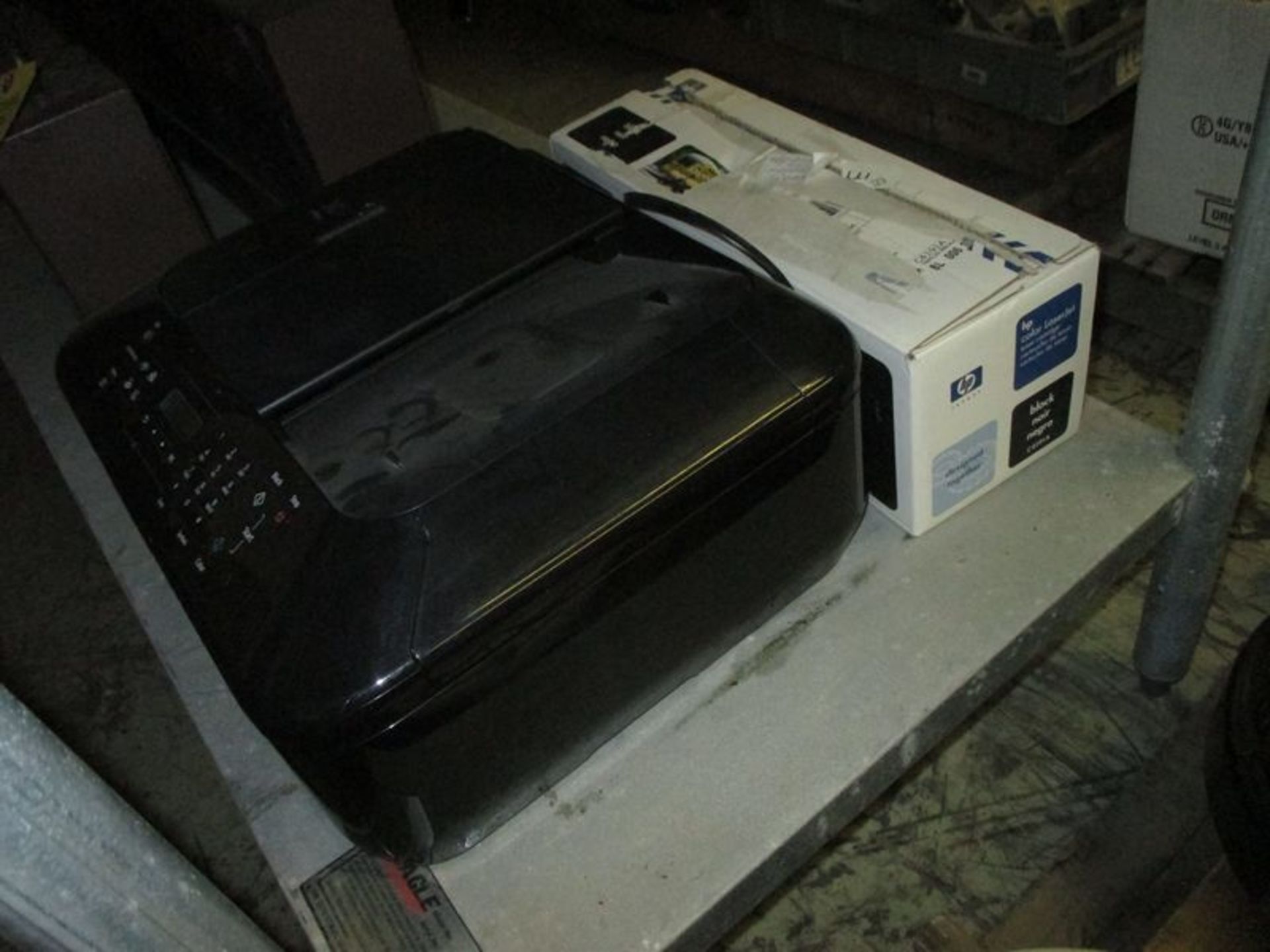 LOT OF PRINTERS INCLUDING CANNON MX350; DELL V715W; CANNON PRISMA & HP C419A INK (LOCATED AT 433 - Image 2 of 2