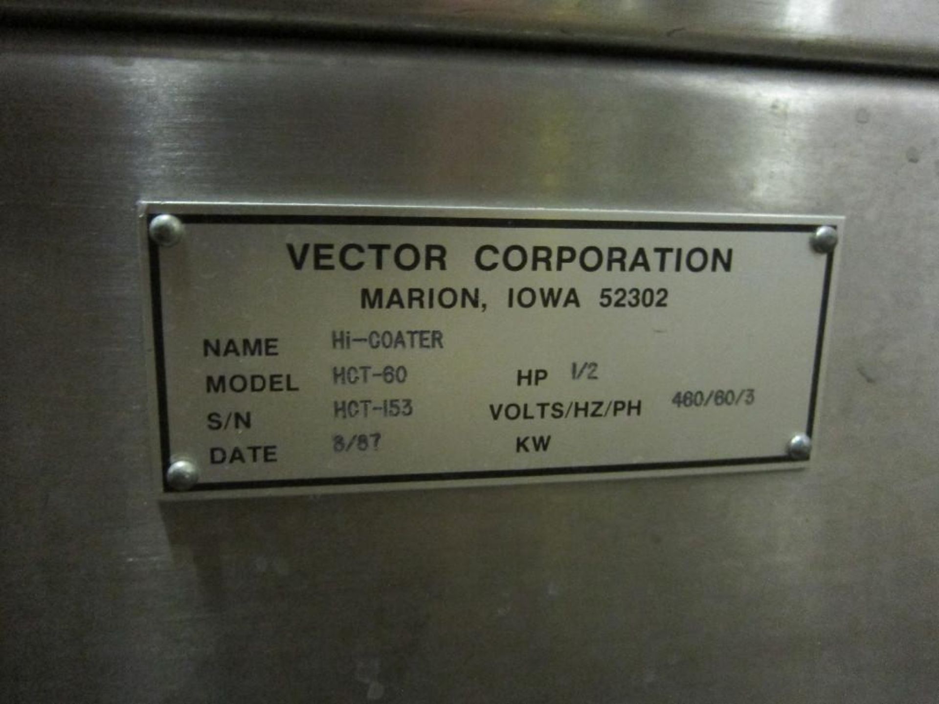 Vector 24" Hi-Coater - Image 9 of 15