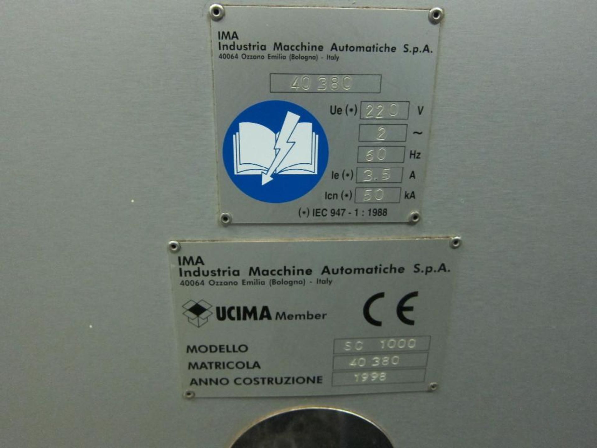 IMA Automatic Capsule Sorter/ Elavator - Image 4 of 5