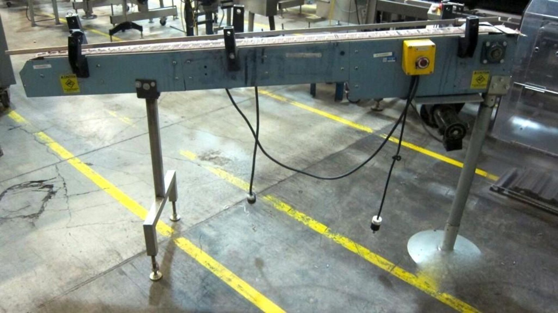 Conveyor with plastic belt