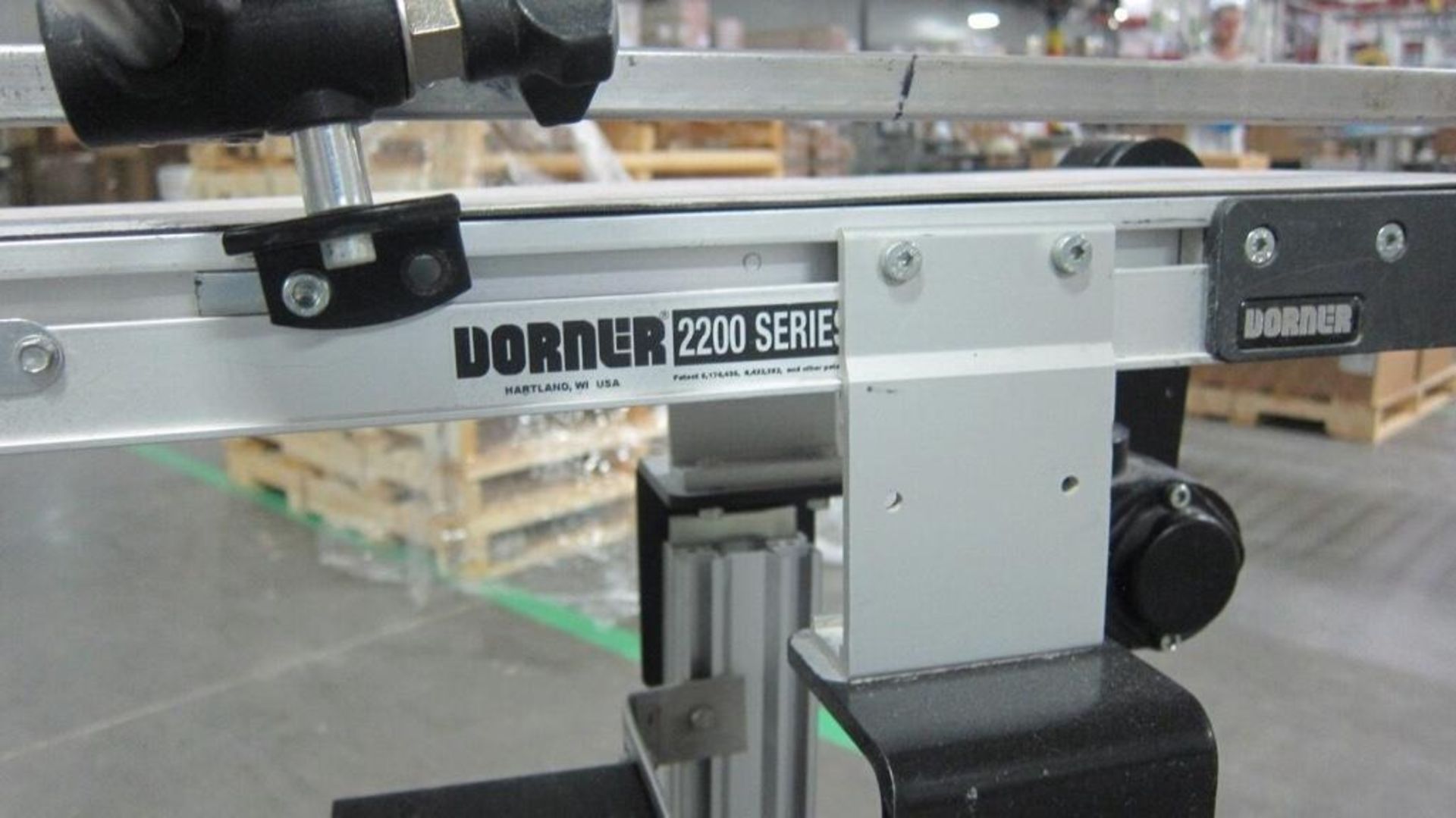 Dorner 2200 Aluminum conveyor with thin plastic belt - Image 2 of 5
