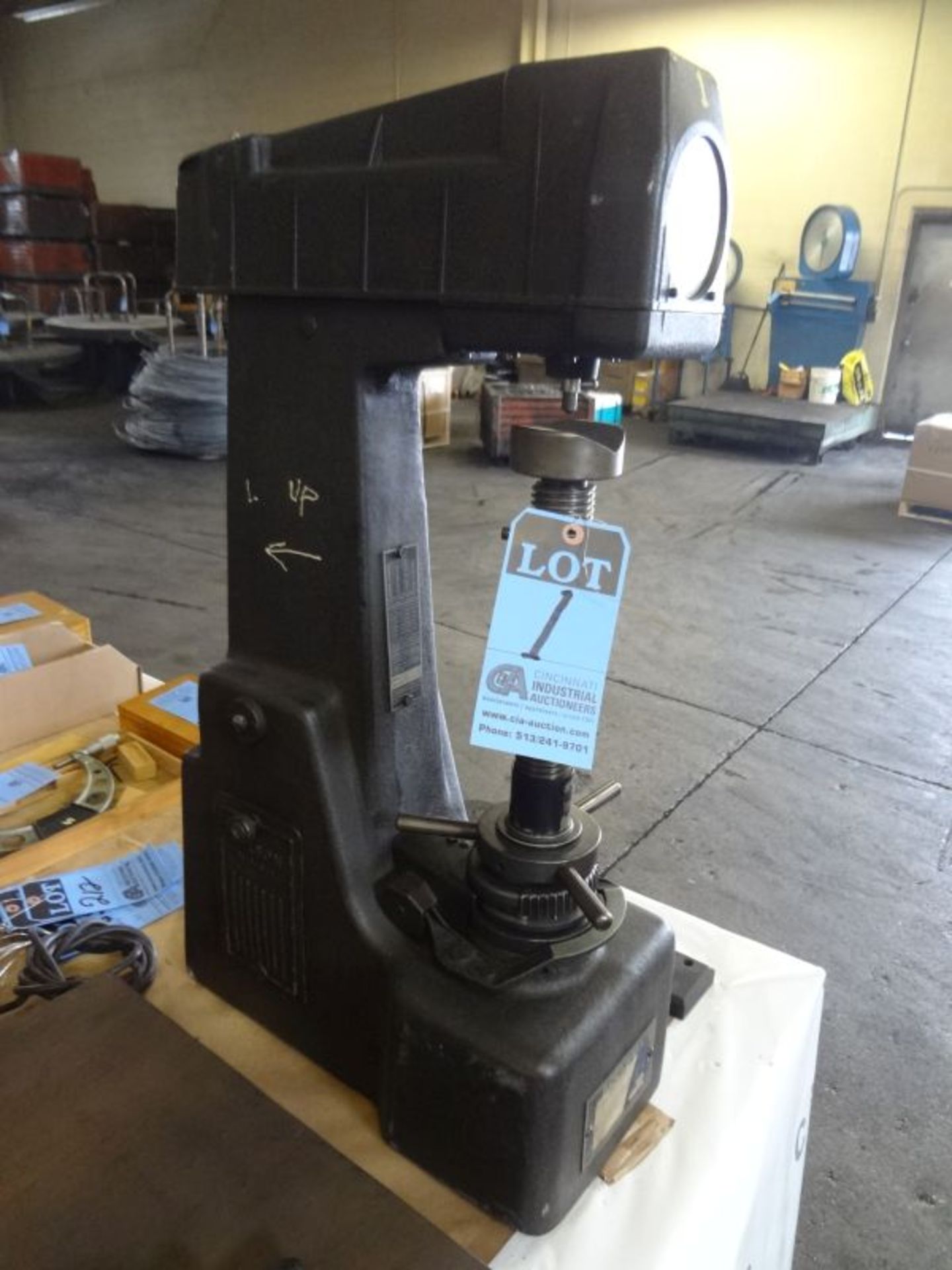 WILSON MODEL 4JR HARDNESS TESTER; S/N 1413