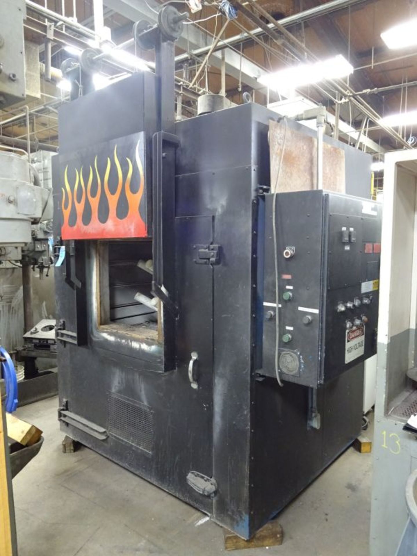 48" X 48" X 28" Engineered Products Sale Corp. Model P800HV80 Electric Batch Oven; S/N 605, 23.5"