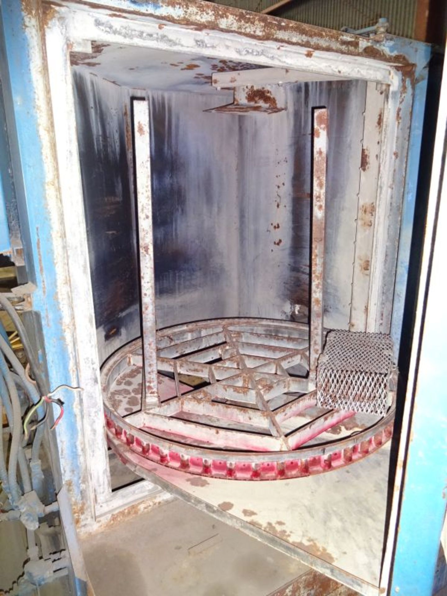 Mart Tornado Gas Fired Batch Type Rotary Parts Washer; S/N N/A, 41" Diameter X 38" High Chamber, - Image 2 of 7