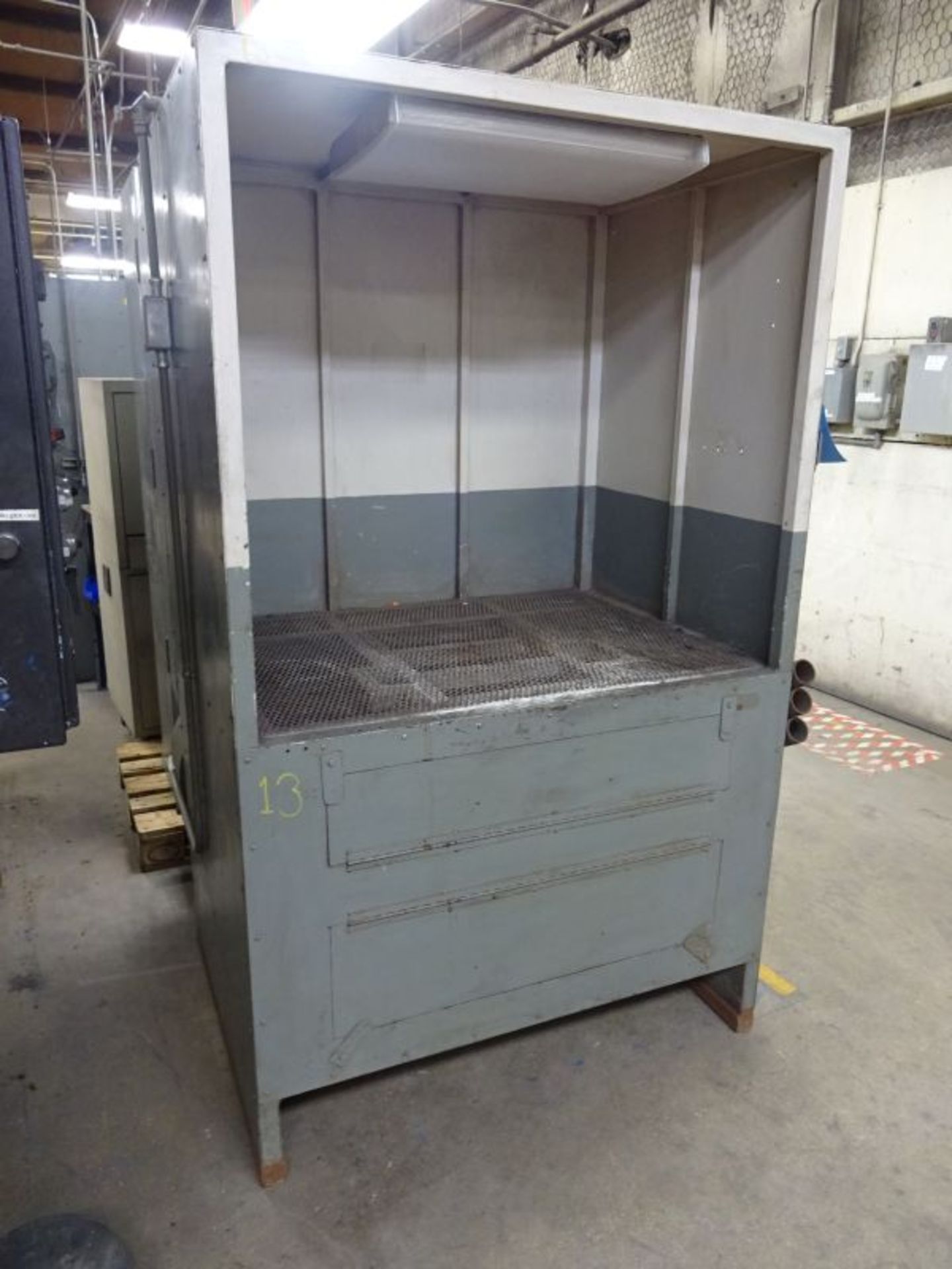 30" X 42" Downdraft Grinding Booth; 45" X 35" X 39" Booth, 3/4 HP Motor **Scobey Moving and Storage, - Image 2 of 5
