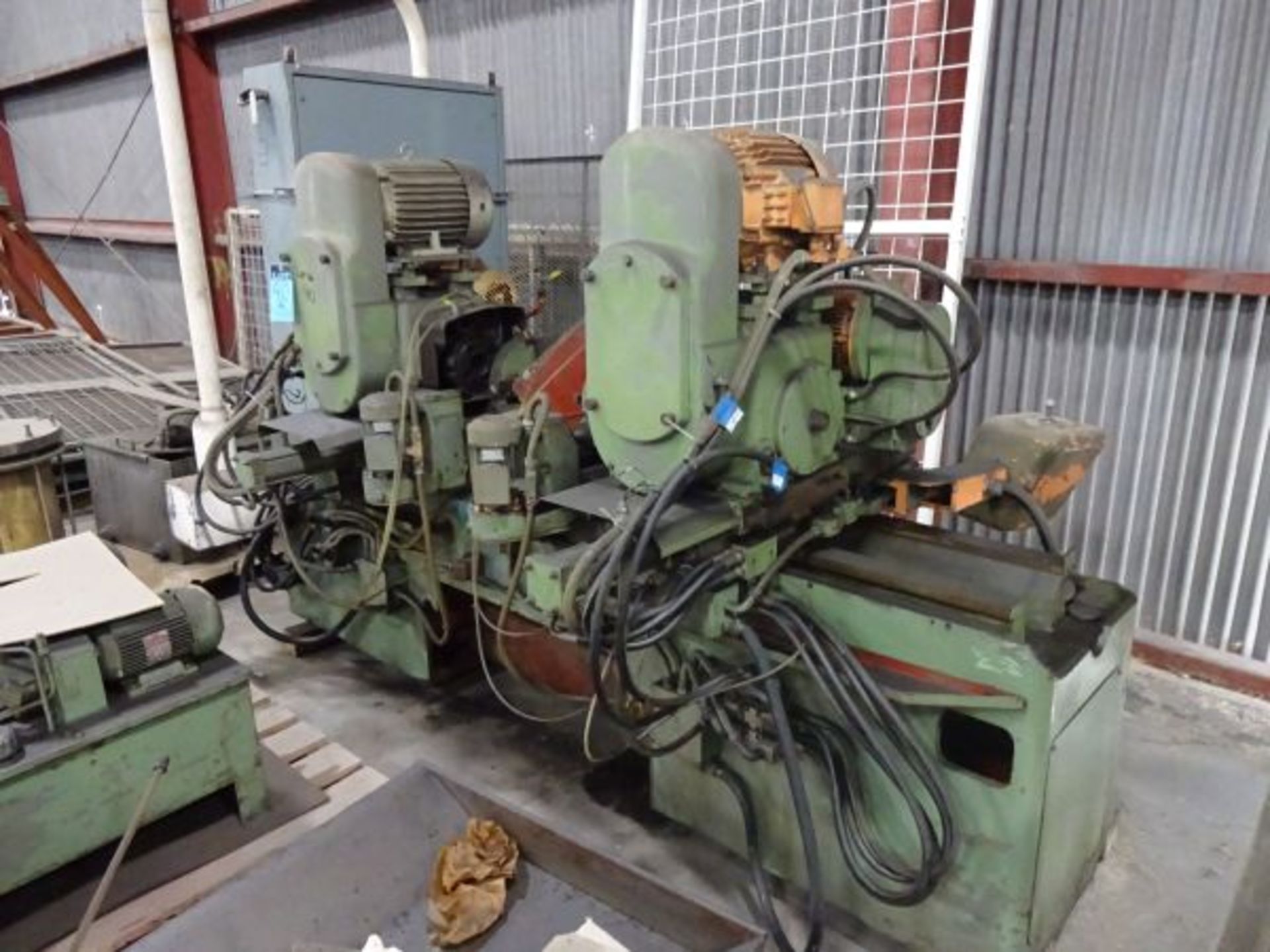 6" X 60" Giddings & Lewis Model DM Endomatic Double End Facing and Centering Machine; S/N FM-1112,