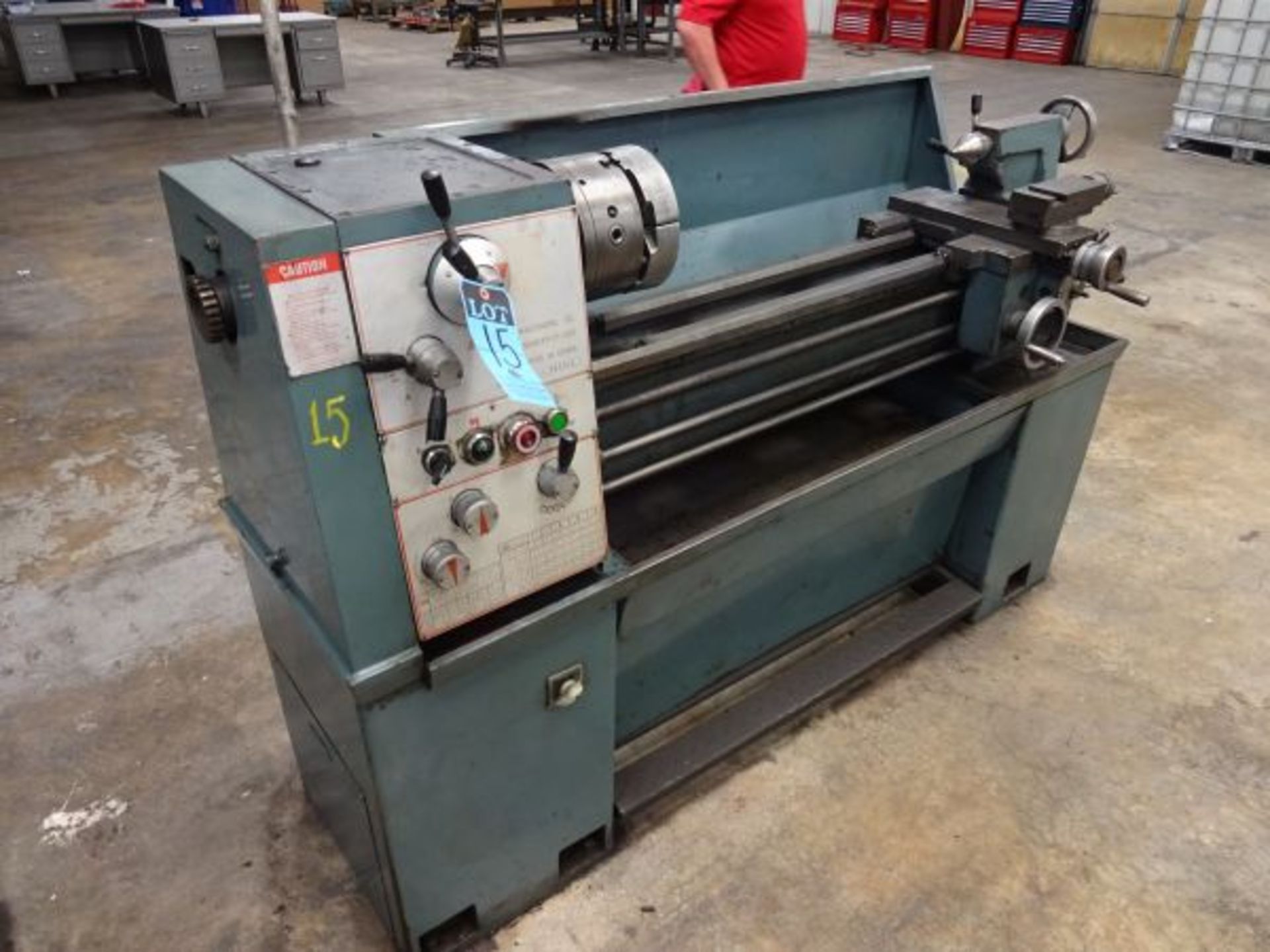 13" X 34" Enco Model 111-3320 Engine Lathe; S/N 940038, 8" 3-Jaw Chuck, 1" Spindle Bore, 45-1,800 - Image 2 of 10