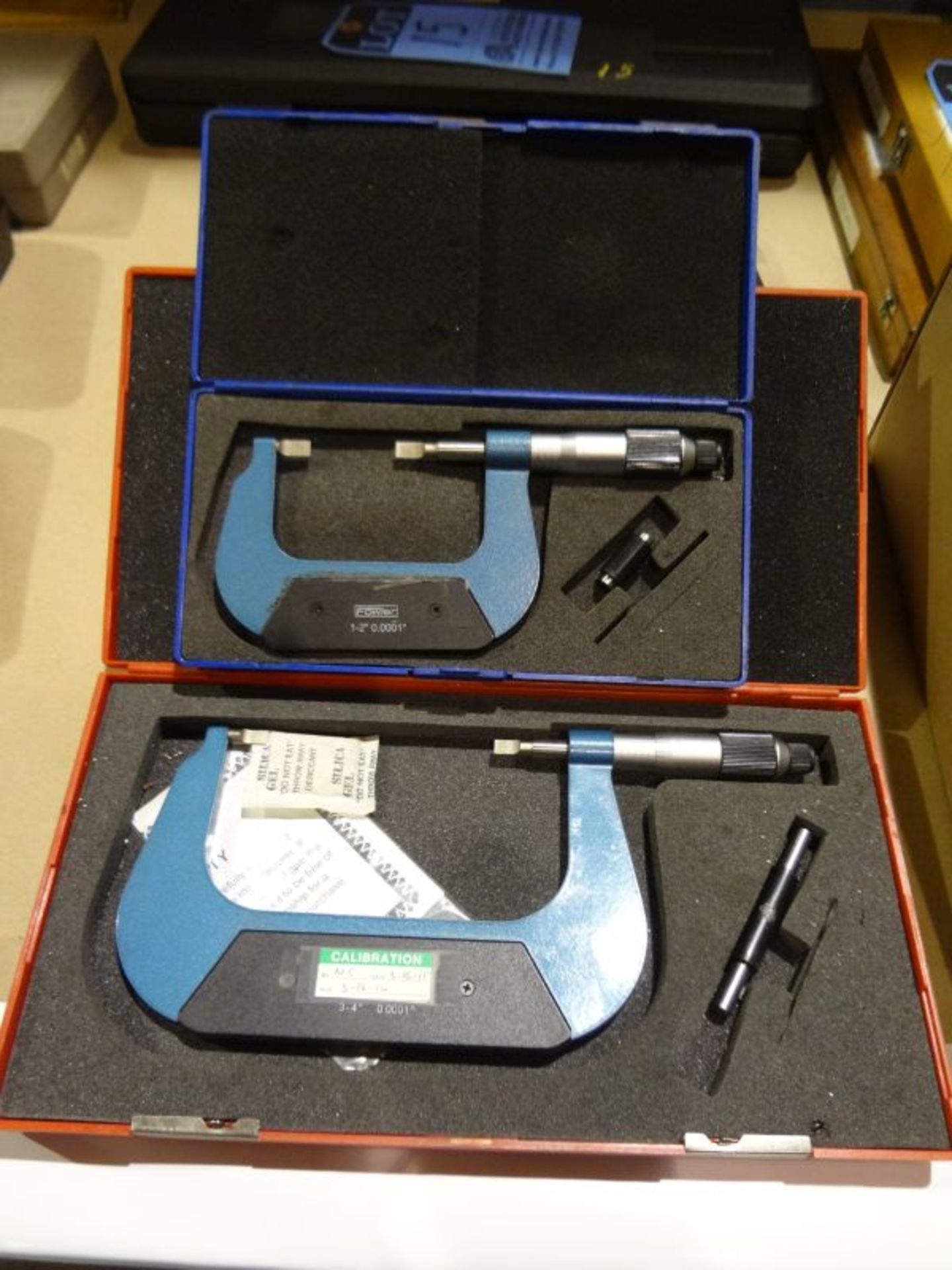 1" - 2" AND 3" - 4" BLADE MICROMETERS
