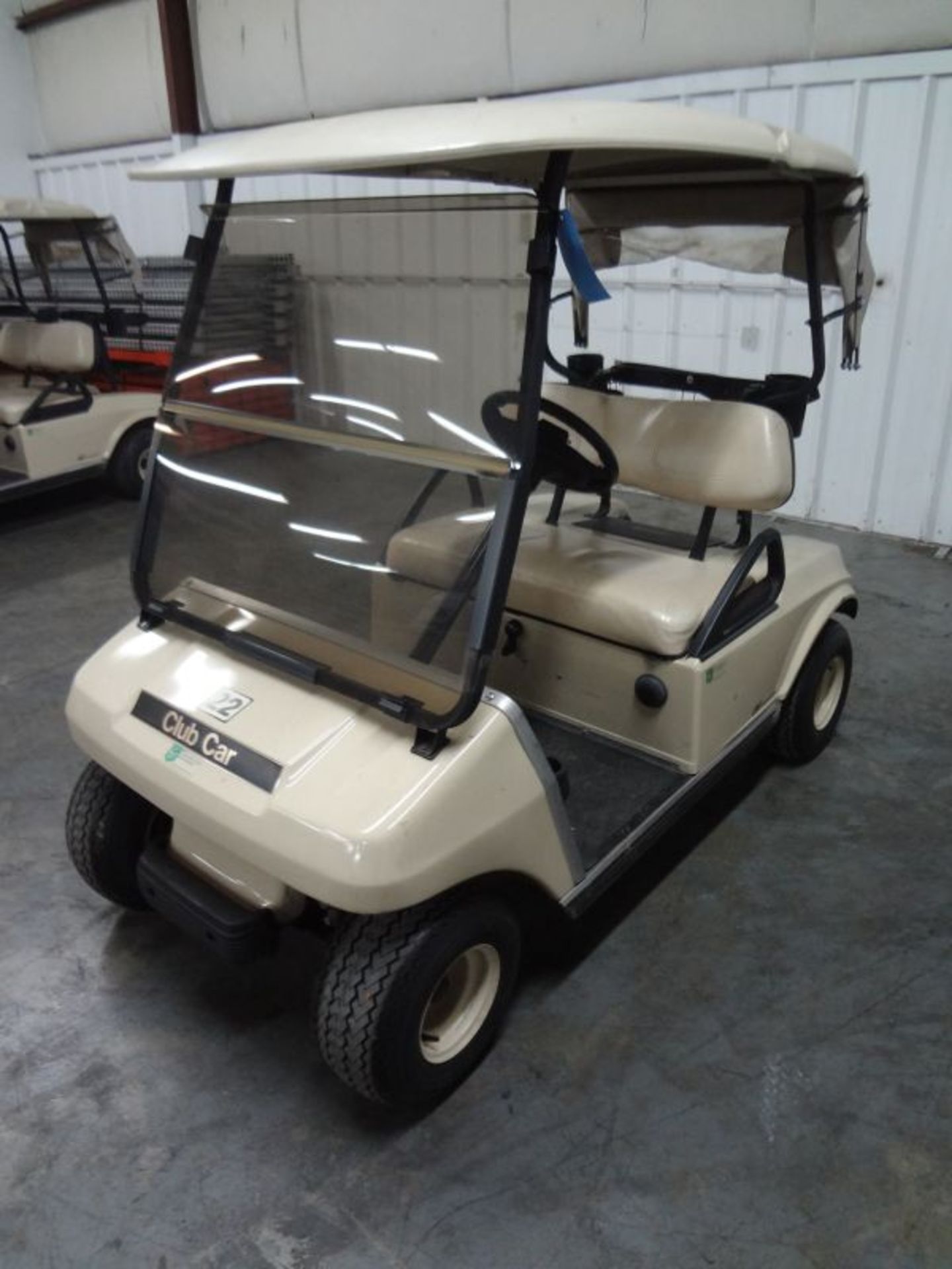 2011 CLUB CAR MODEL DS 2-PERSON GASOLINE POWERED PERSONNEL CARRIER / GOLF CART; S/N AG1128-206052,