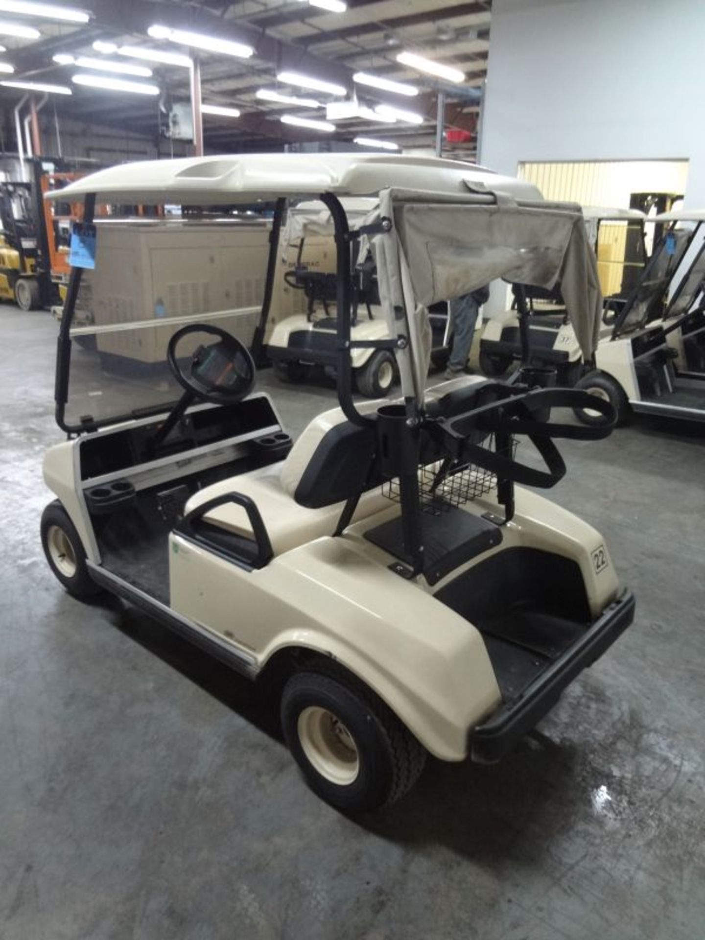 2011 CLUB CAR MODEL DS 2-PERSON GASOLINE POWERED PERSONNEL CARRIER / GOLF CART; S/N AG1128-206052, - Image 4 of 6