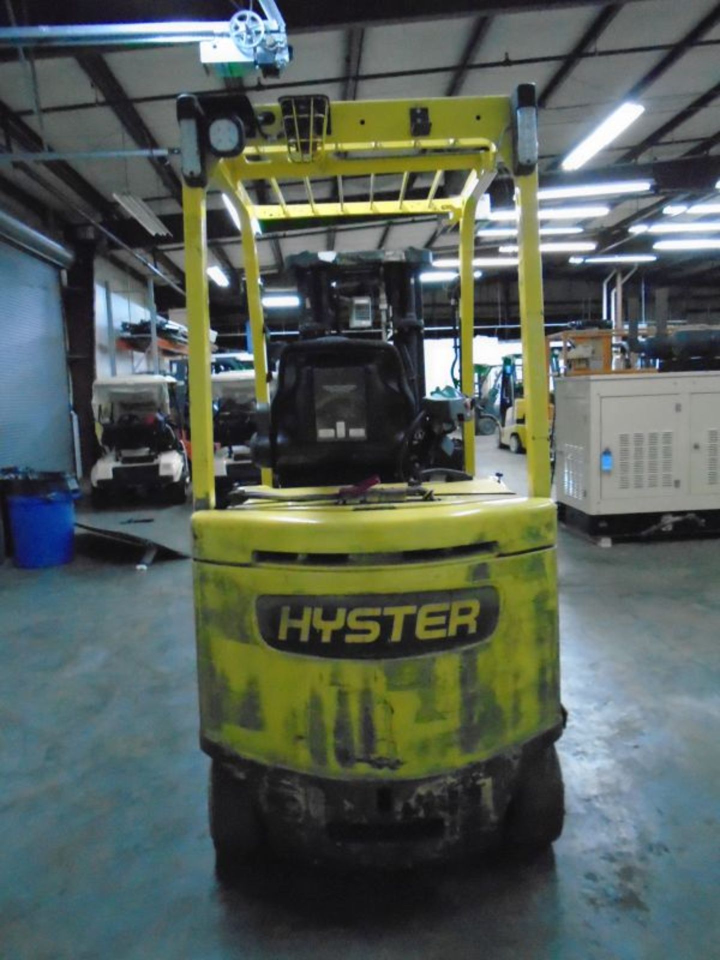 6,500 LB. HYSTER MODEL E65XN ELECTRIC CUSHION TIRE LIFT TRUCK; S/N A268N02166G, 25,206 HOURS - Image 5 of 12