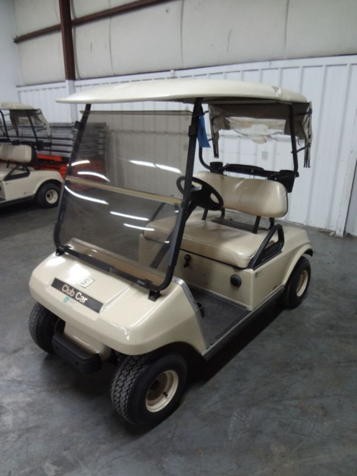 2011 CLUB CAR MODEL DS 2-PERSON GASOLINE POWERED PERSONNEL CARRIER / GOLF CART; S/N AG1128-205683,