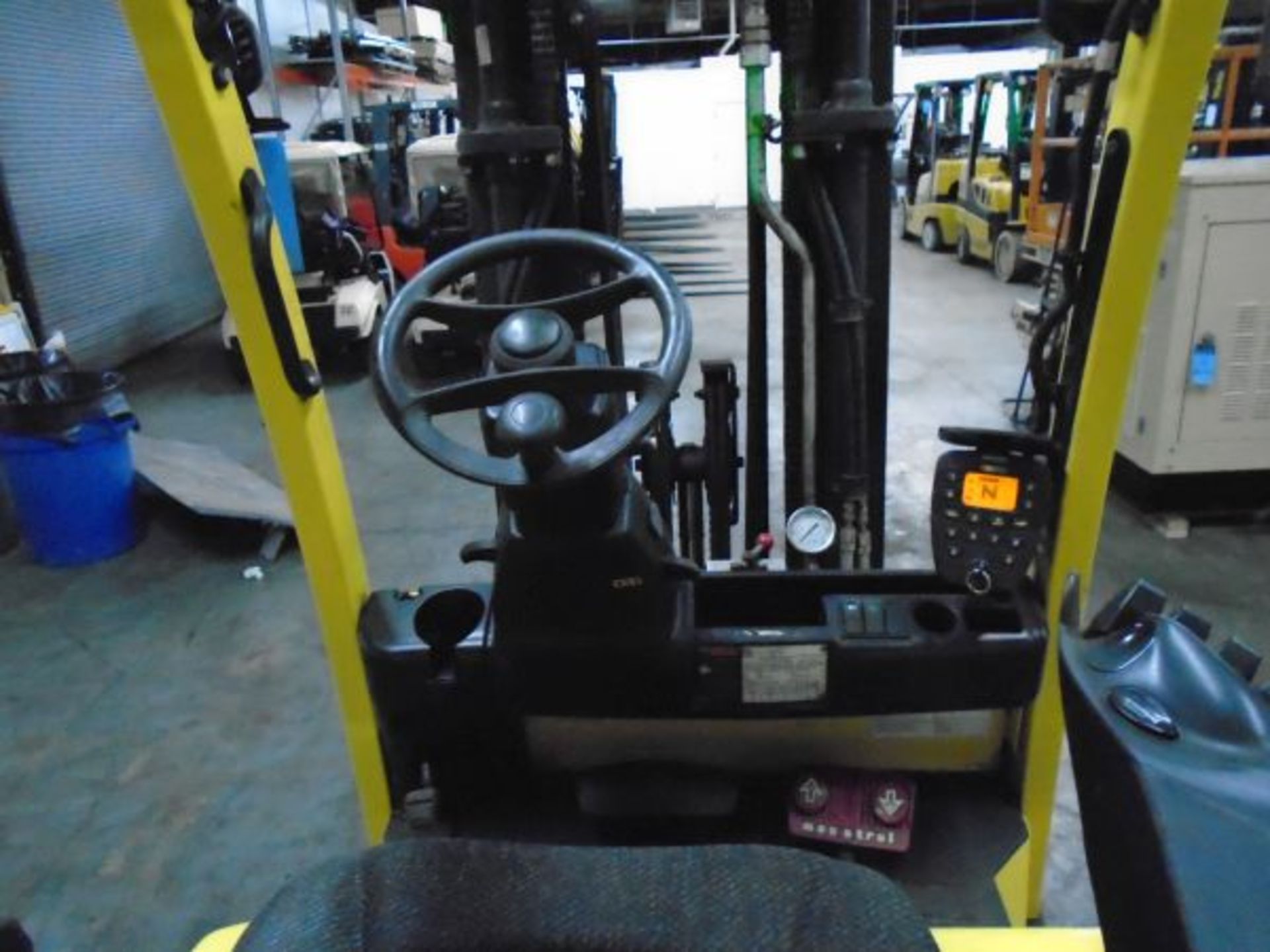 6,500 LB. HYSTER MODEL E65XN ELECTRIC CUSHION TIRE LIFT TRUCK; S/N A268N02166G, 25,206 HOURS - Image 11 of 12