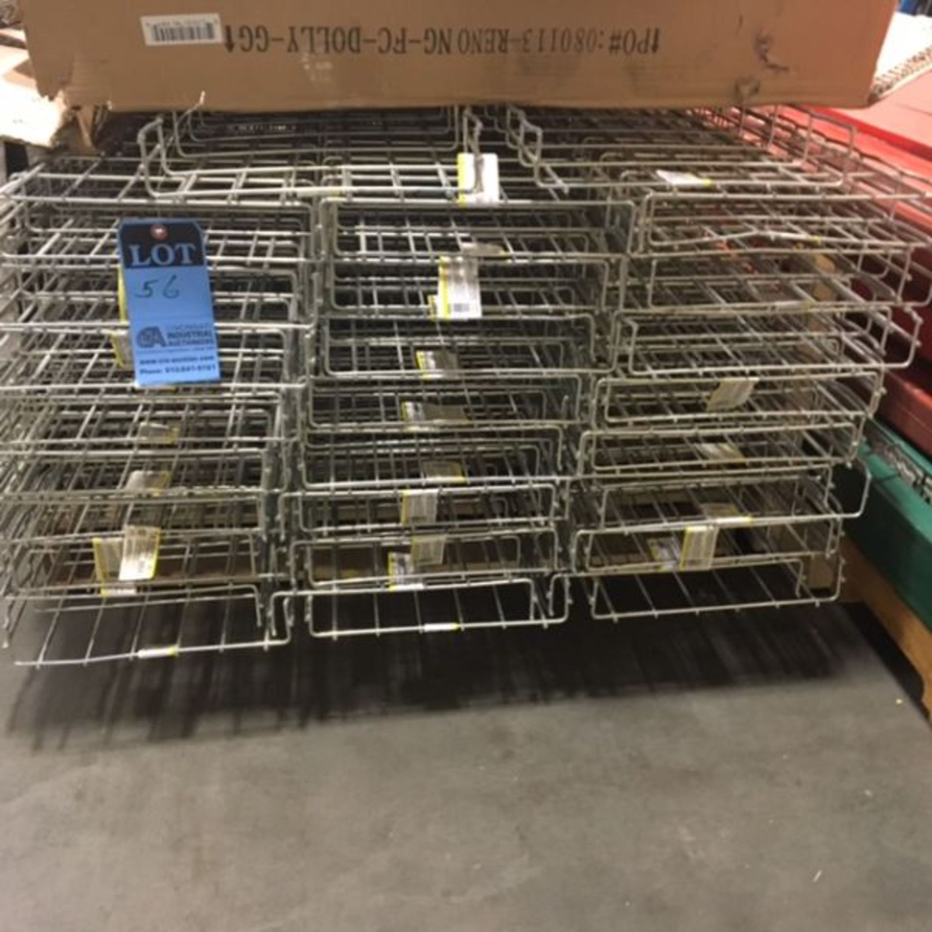 (LOT) APPROX. (48) CABLOFIL WIRE MESH TYPE CABLE TRAYS