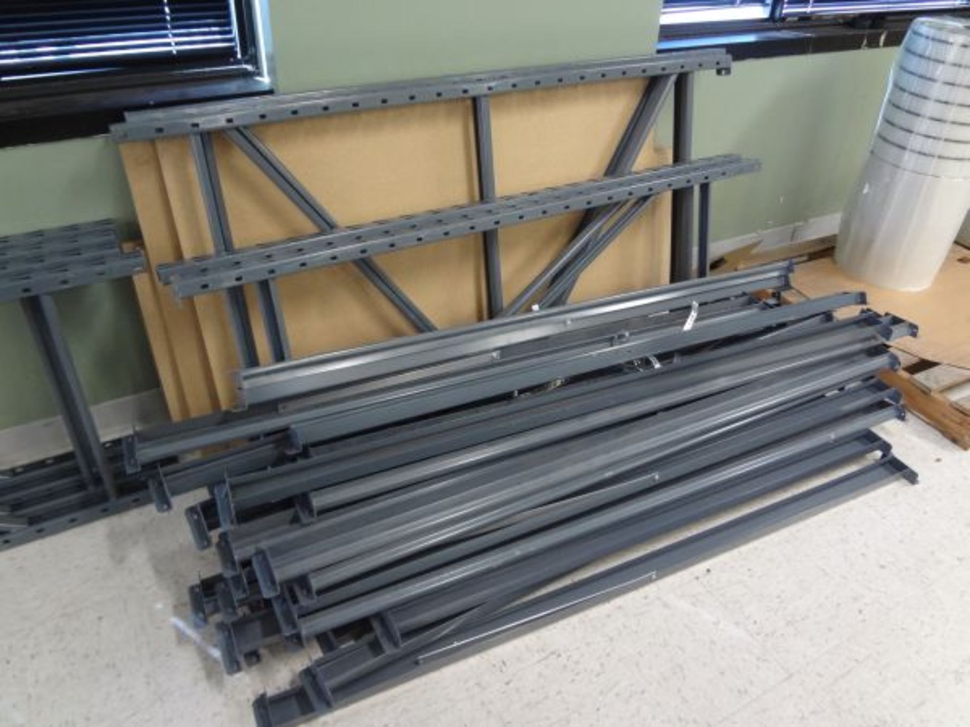 (LOT) (7) SECTIONS (1) 36" X 72" X 72" & (5) 24" X 72" X 72" ADJUSTABLE RACKS INCLUDING (2) 36" X - Image 3 of 4