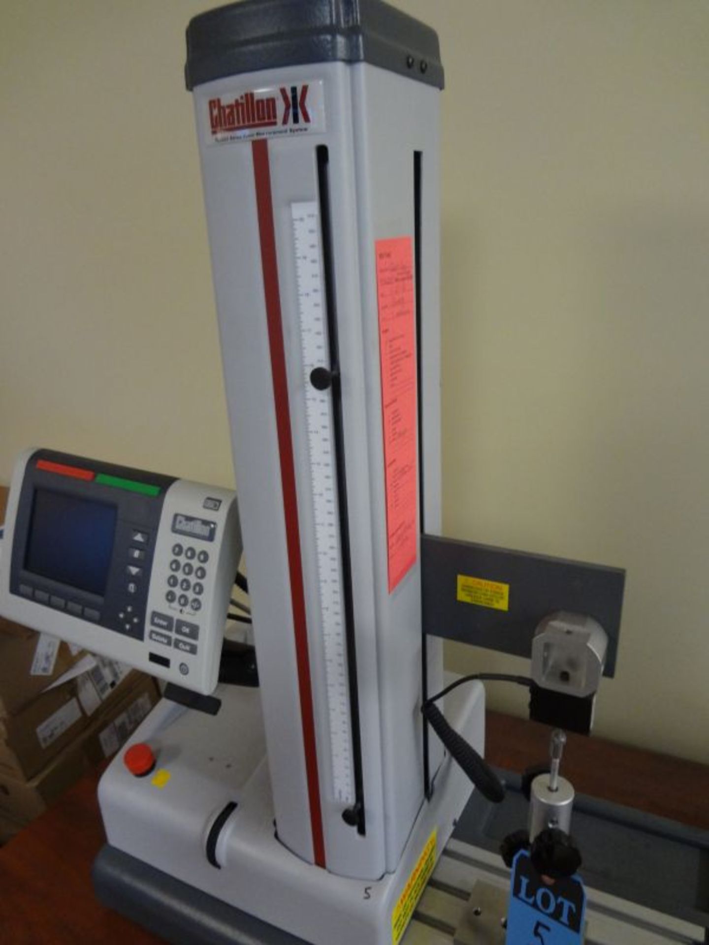 CHATILLON MODEL TCD225 TENSILE TESTER - Image 4 of 5