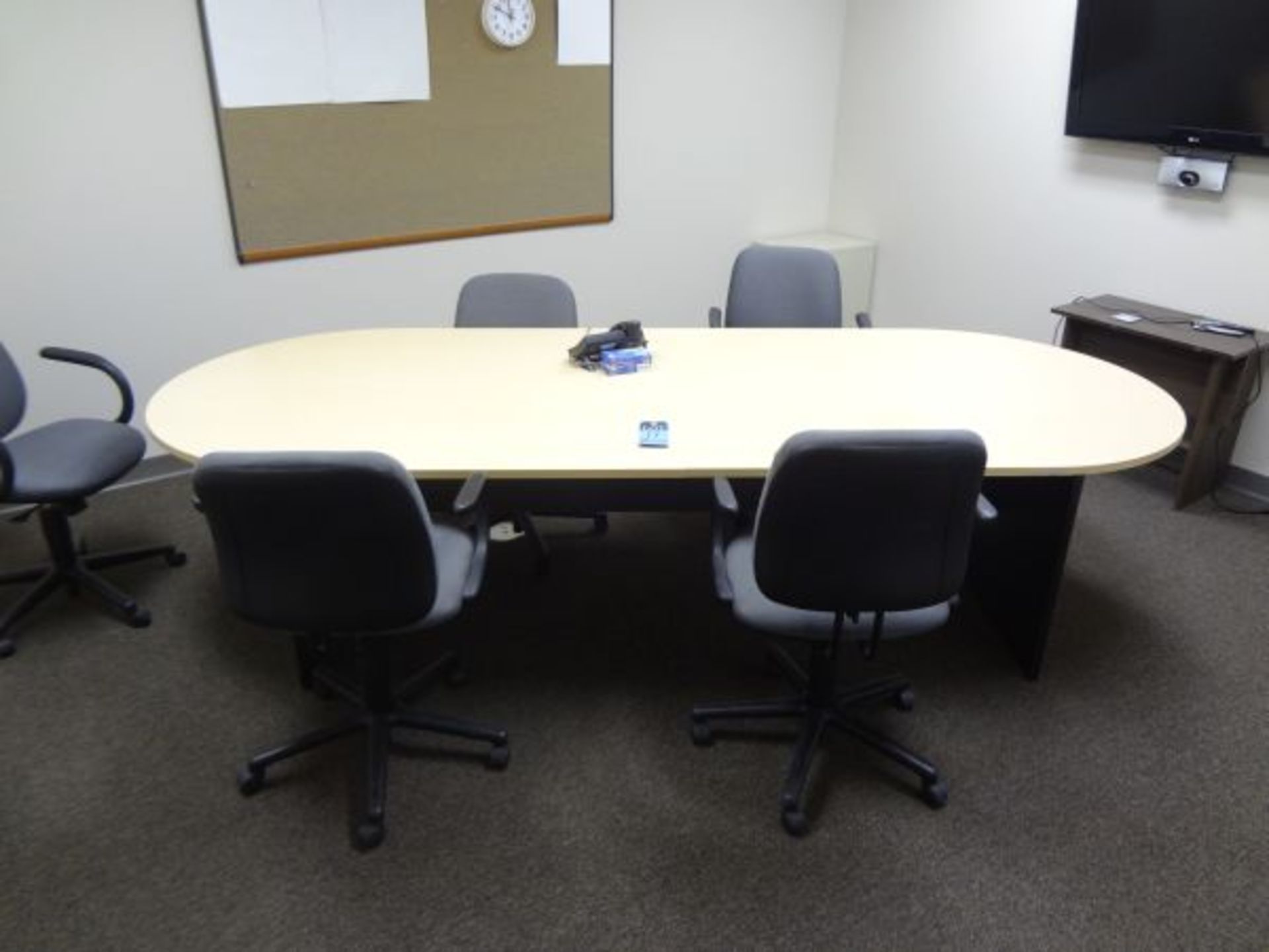 120" X 48" WOOD CONFERENCE TABLE